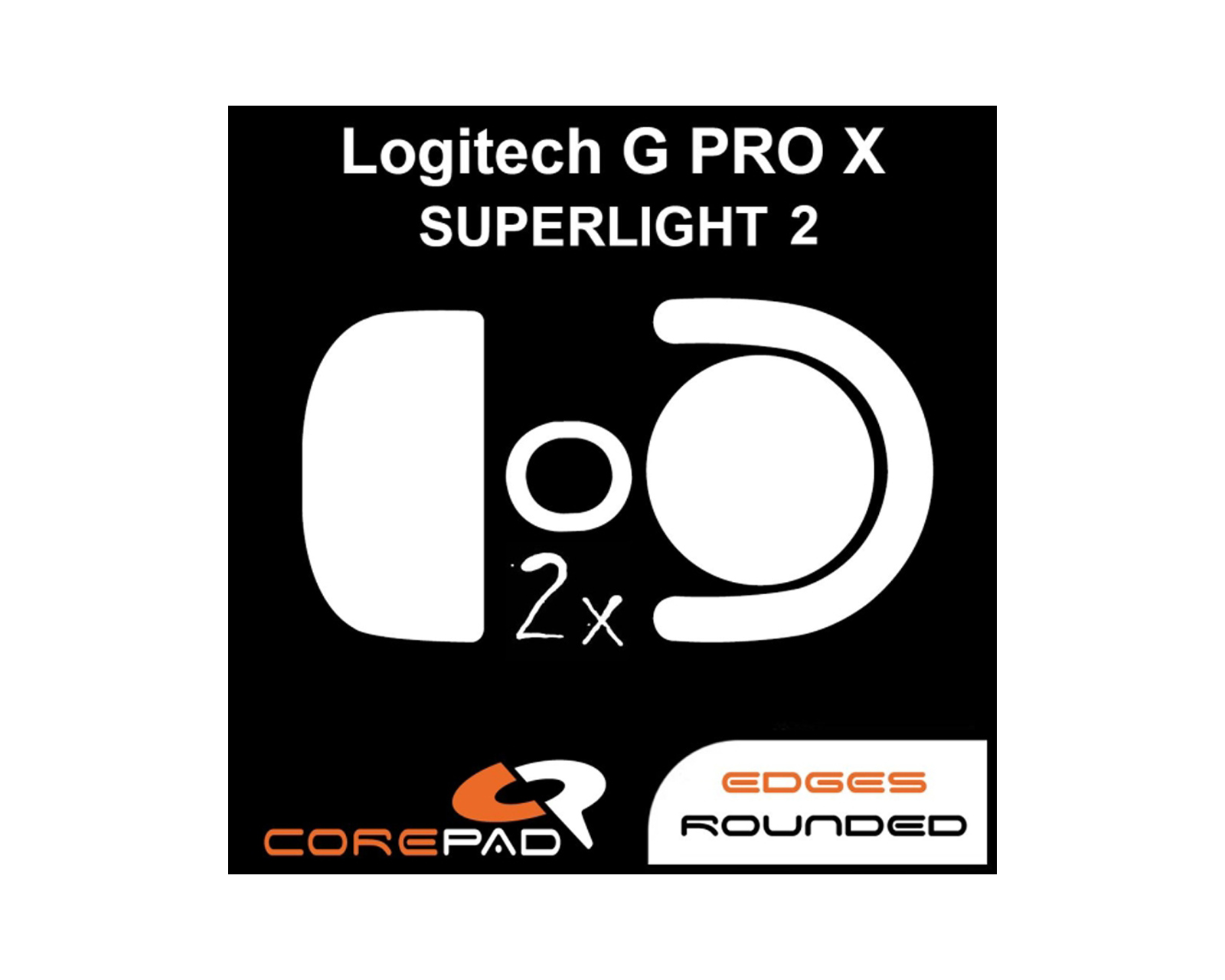 GPRO X SUPERLIGHT2 ＋ Corepad Skatez PRO Corepad Skatez PRO for Logitech G PRO X Superlight 2 - us