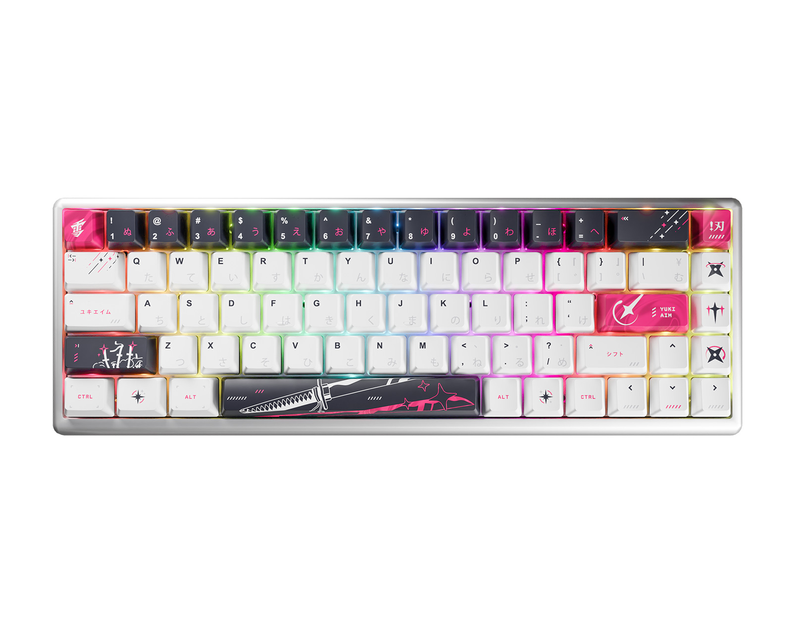 Yuki Aim Hall Effect Magnetic 65% Gaming Keyboard ANSI - Katana Edition