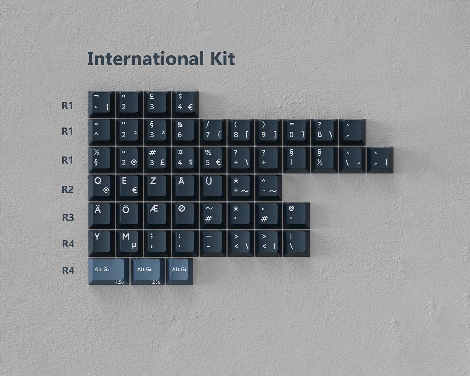 KBDfans PBTfans Spark R2 - International Kit - us.MaxGaming.com