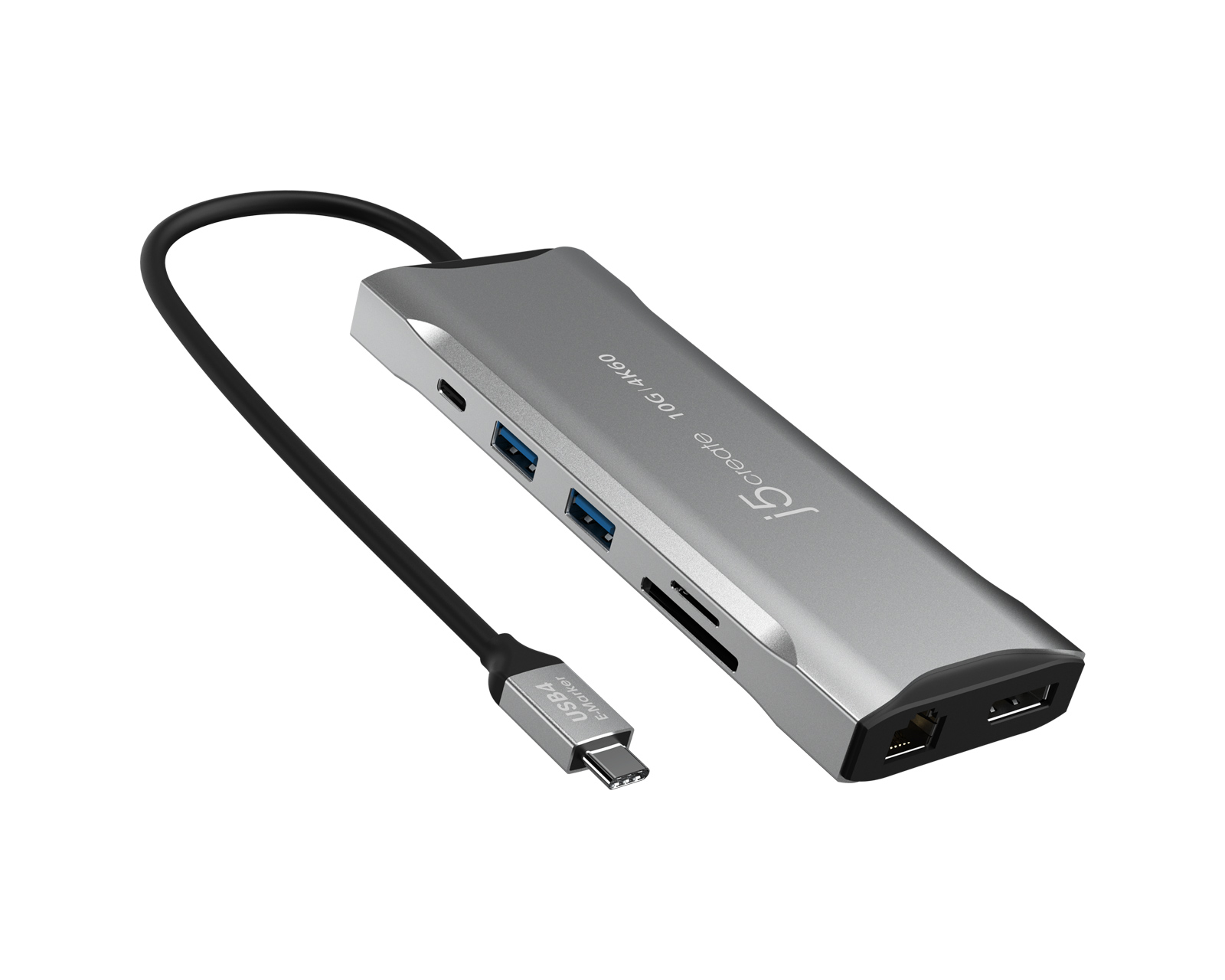 j5create 4K60 Elite USB-C Triple-Monitor 10Gbps Mini Dock - us