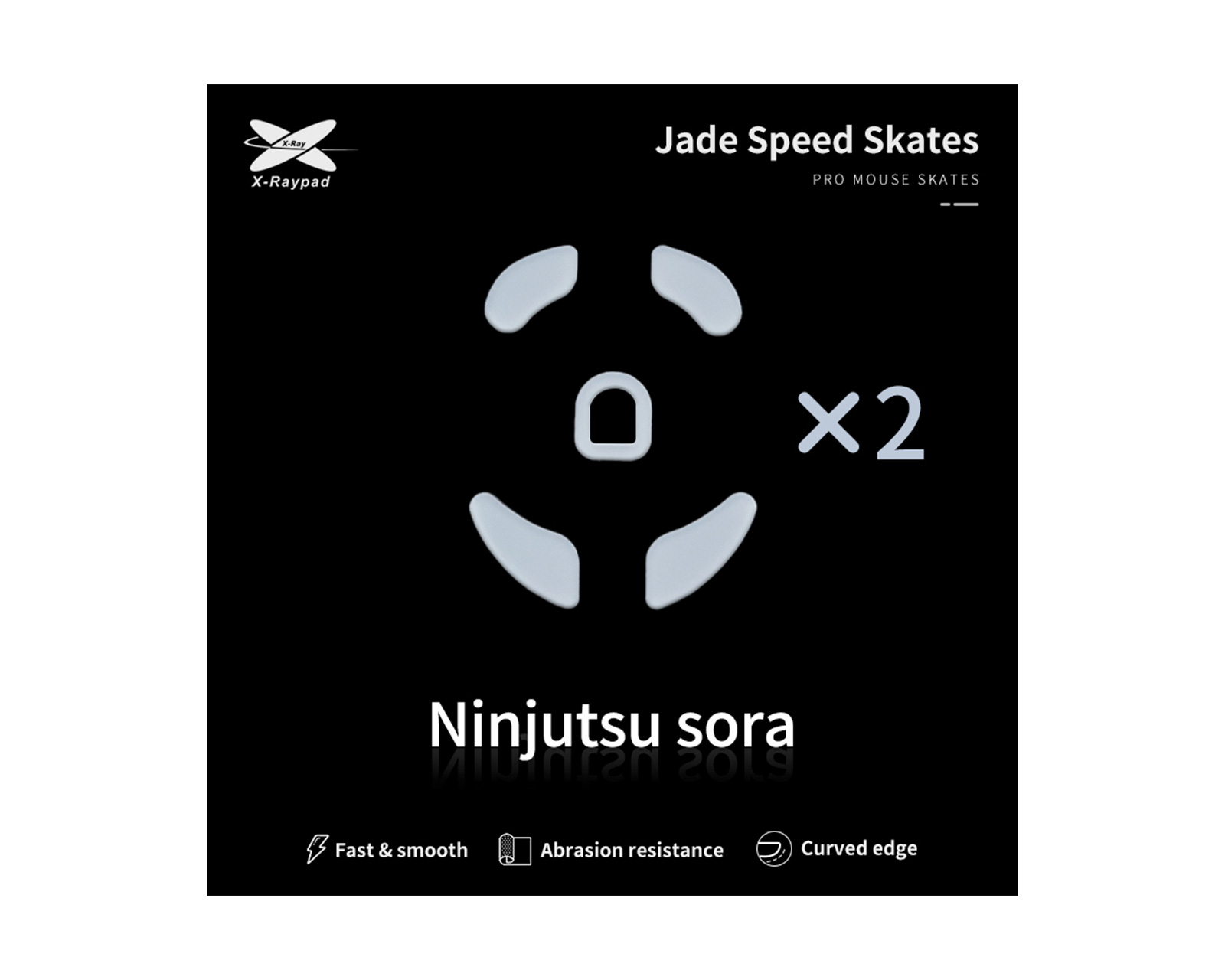 X-raypad Jade Mouse Skates for Ninjutso Sora - us.MaxGaming.com
