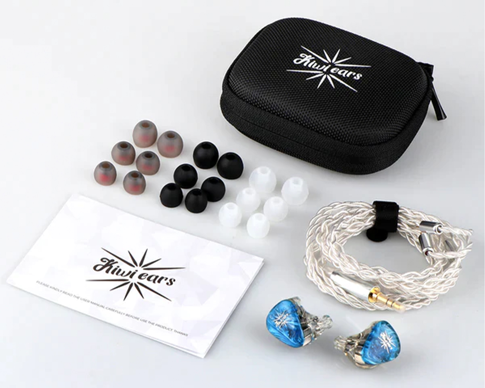 Kiwi Ears Orchestra Lite IEM Headphones - Blue - us