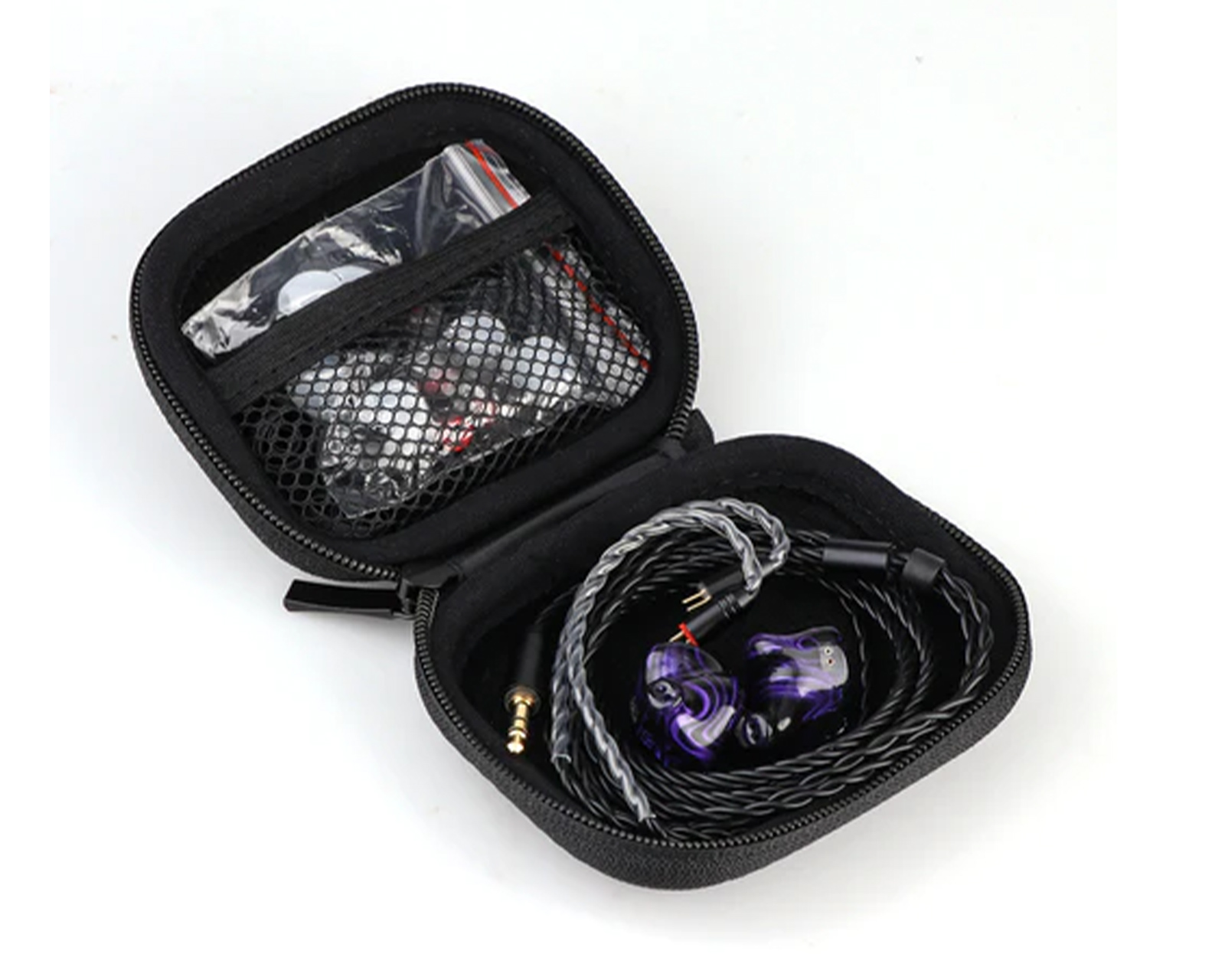 Kiwi Ears Quartet IEM Headphones - Purple - us.MaxGaming.com