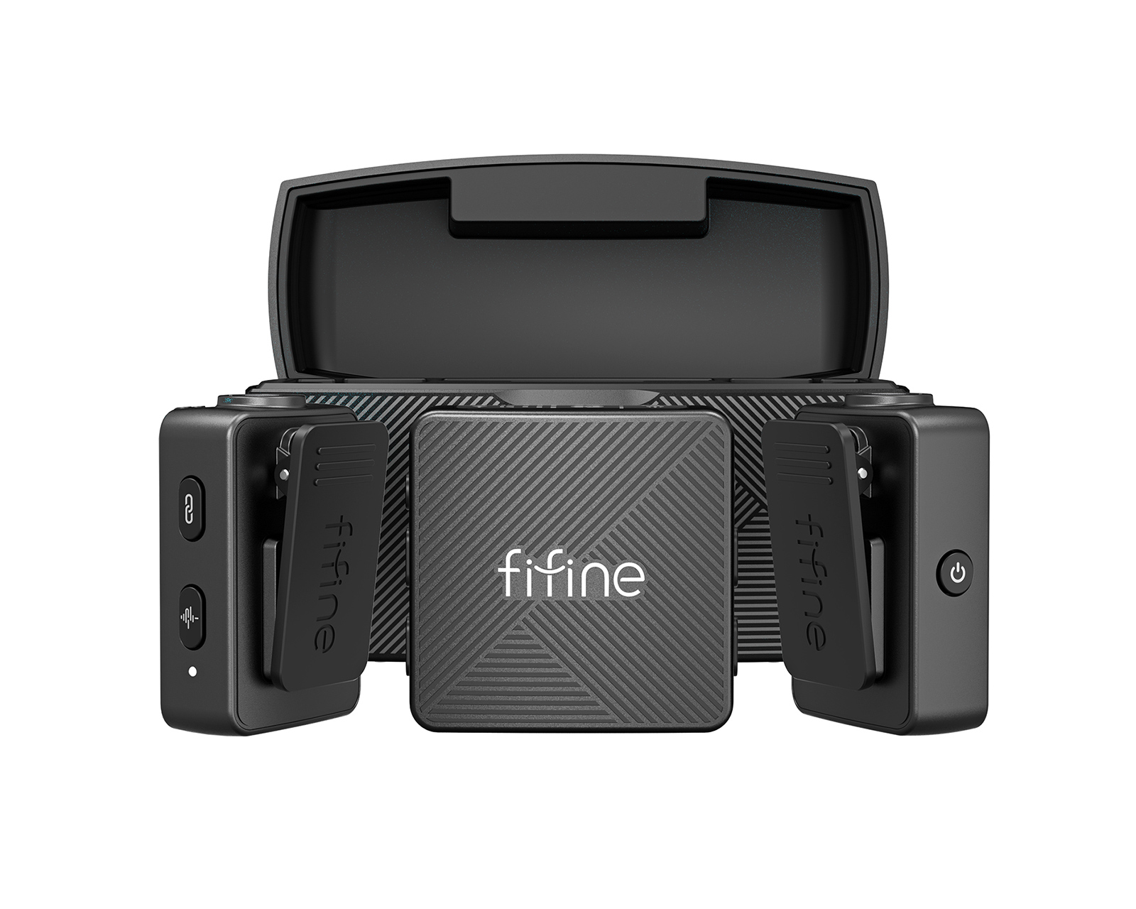 Fifine M9 Dual Wireless Microphone System - us.MaxGaming.com