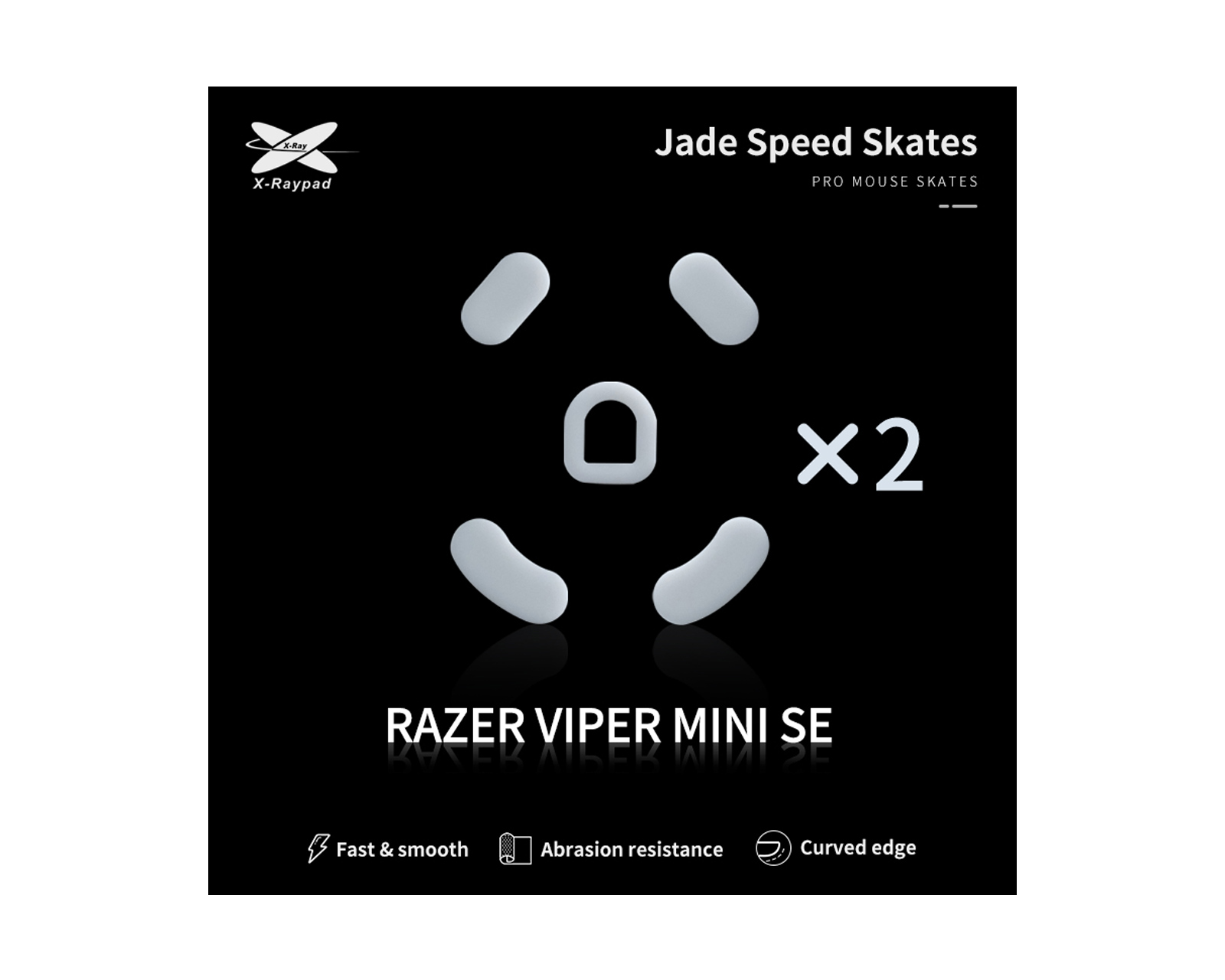 X-raypad Jade Mouse Skates for Viper Mini SE - us.MaxGaming.com
