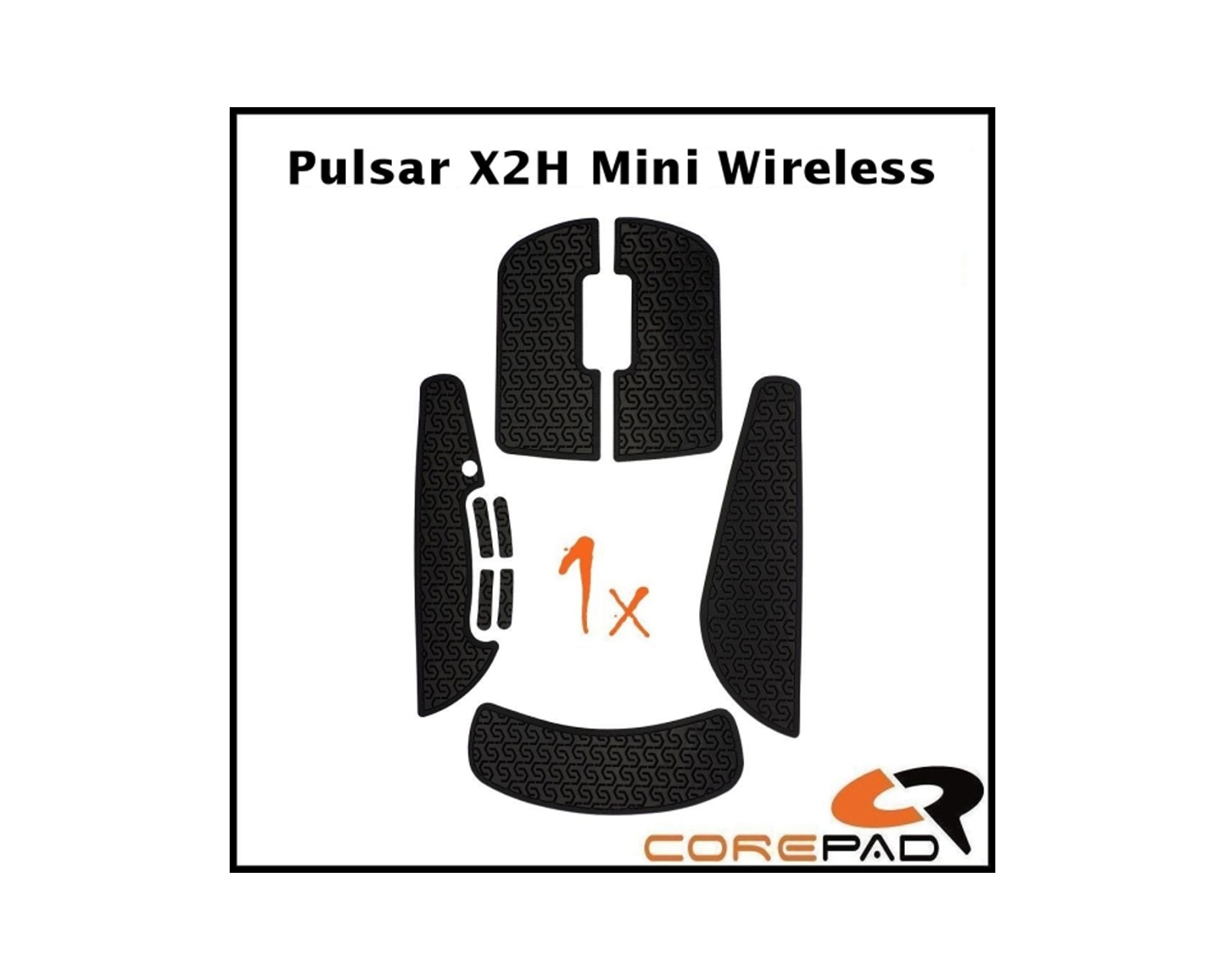 Corepad Soft Grips for Pulsar X2H Mini Wireless - Black - us