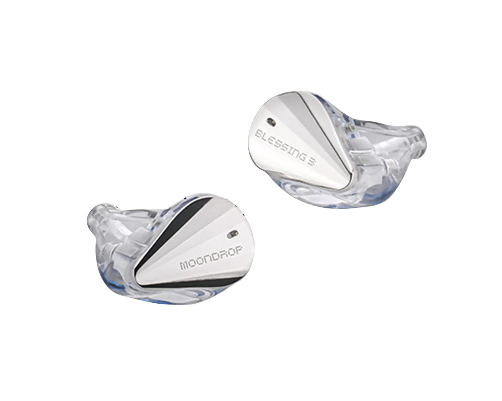 MoonDrop Blessing3 IEM Headphones - Stainless Steel - us MoonDrop Blessing3 IEM Headphones - Stainless Steel - us