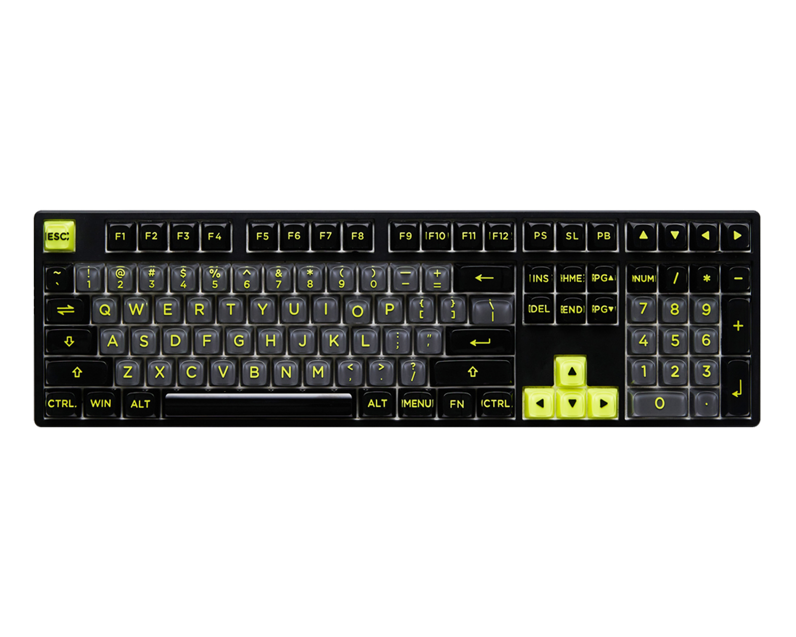 Pulsar 3D Polycarbonate Keycaps - Acid Rewind Limited Edition - us