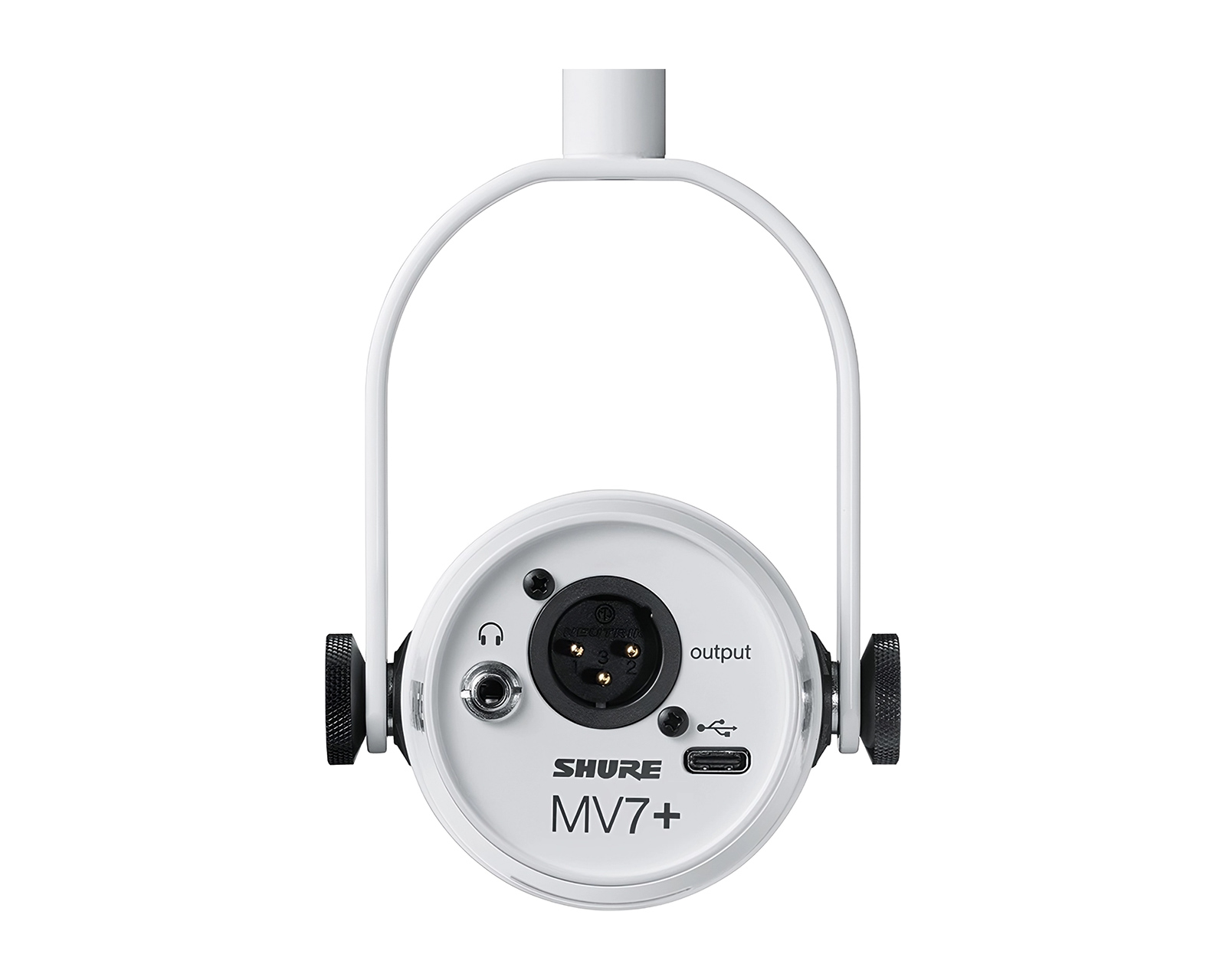 Shure MV7+ USB-C/XLR Podcast Microphone - White - us