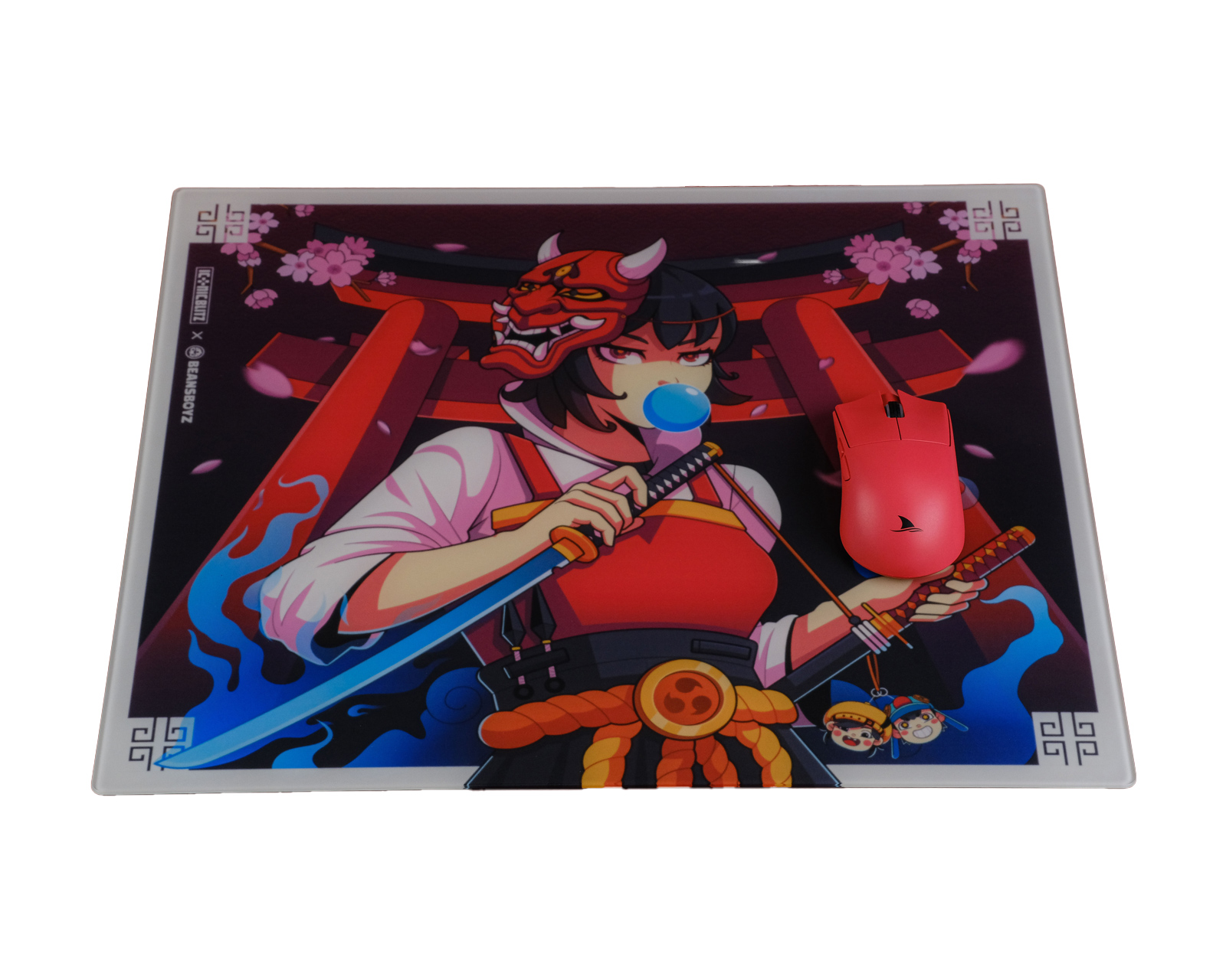 Iconic Blitz Limited Edition Prism Glass Mousepad - Sakura