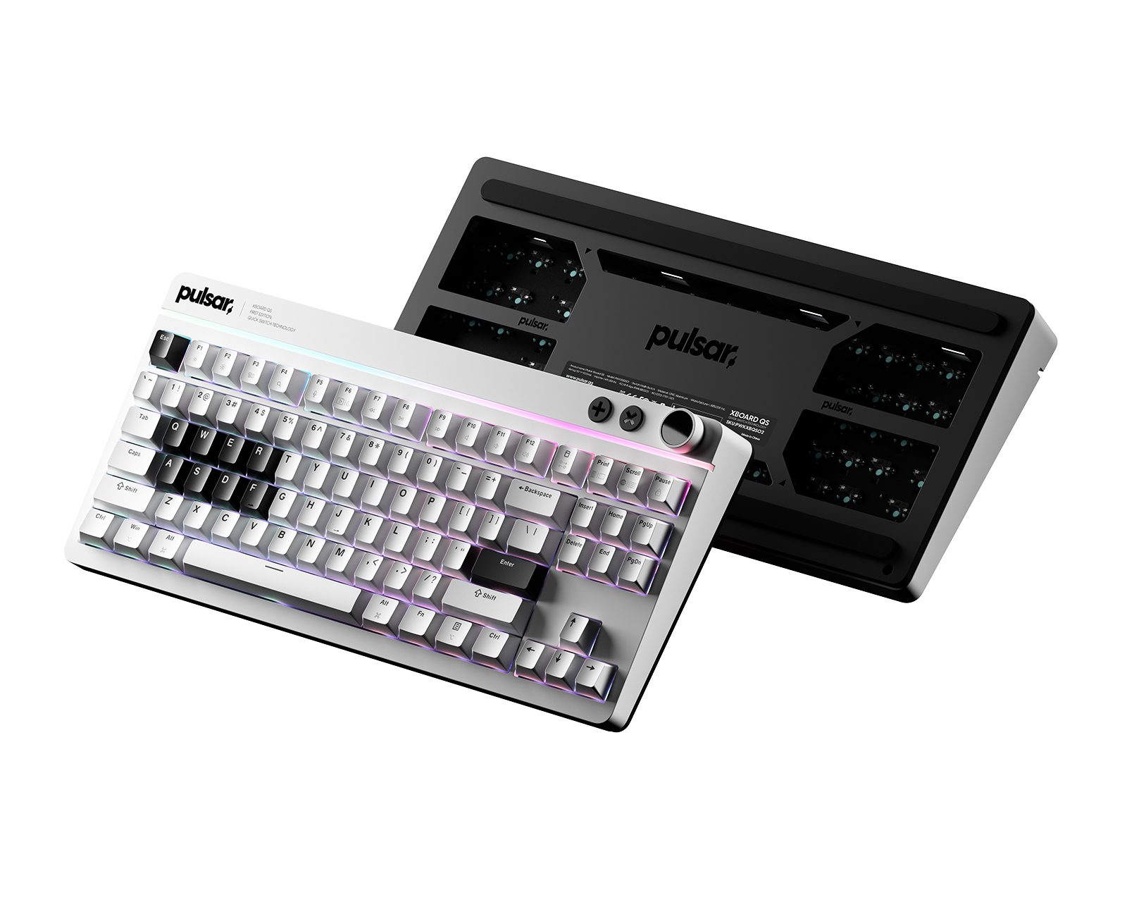 Pulsar Xboard QS Mechanical Keyboard - White - us.MaxGaming.com