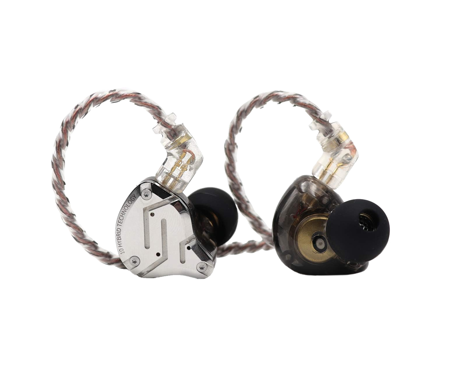 KZ ZS10 Pro IEM Headphones with 3.5mm Microphone - Black - us