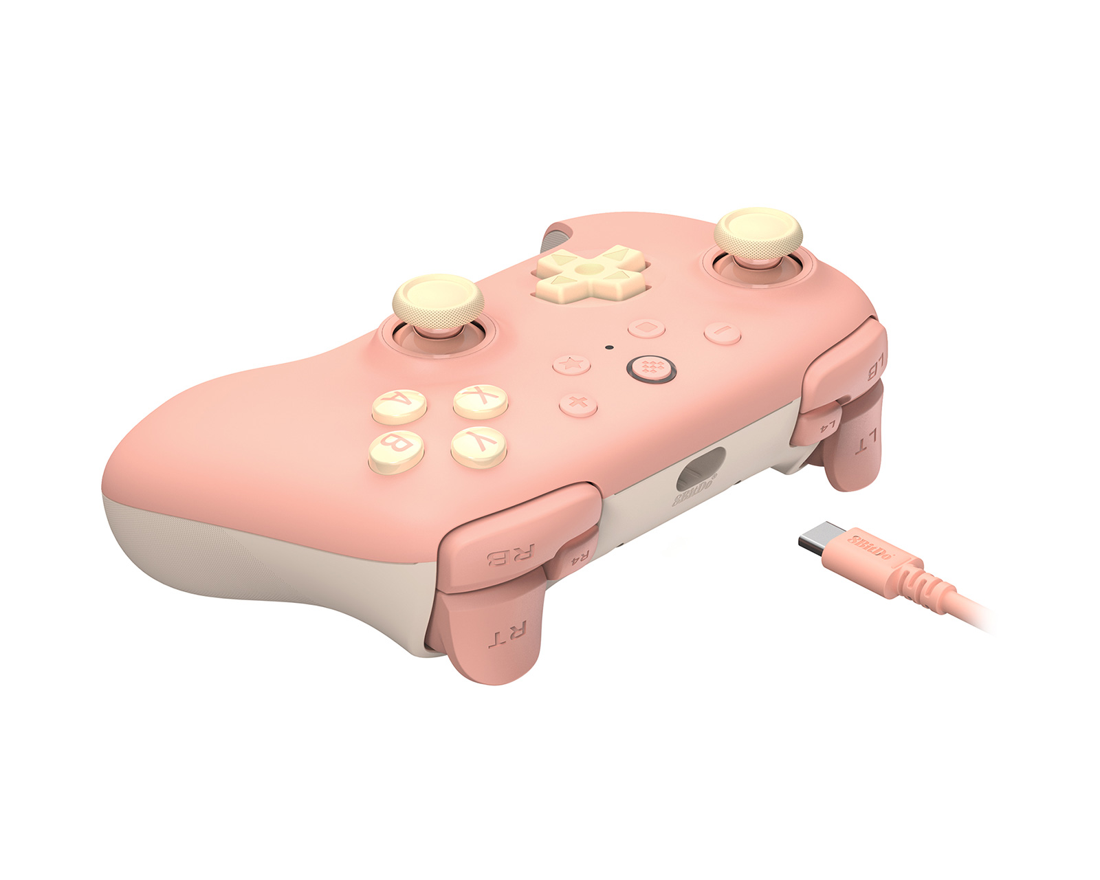 8Bitdo Ultimate 2C Wired Controller Hall Effect - Peach - Us.MaxGaming.com