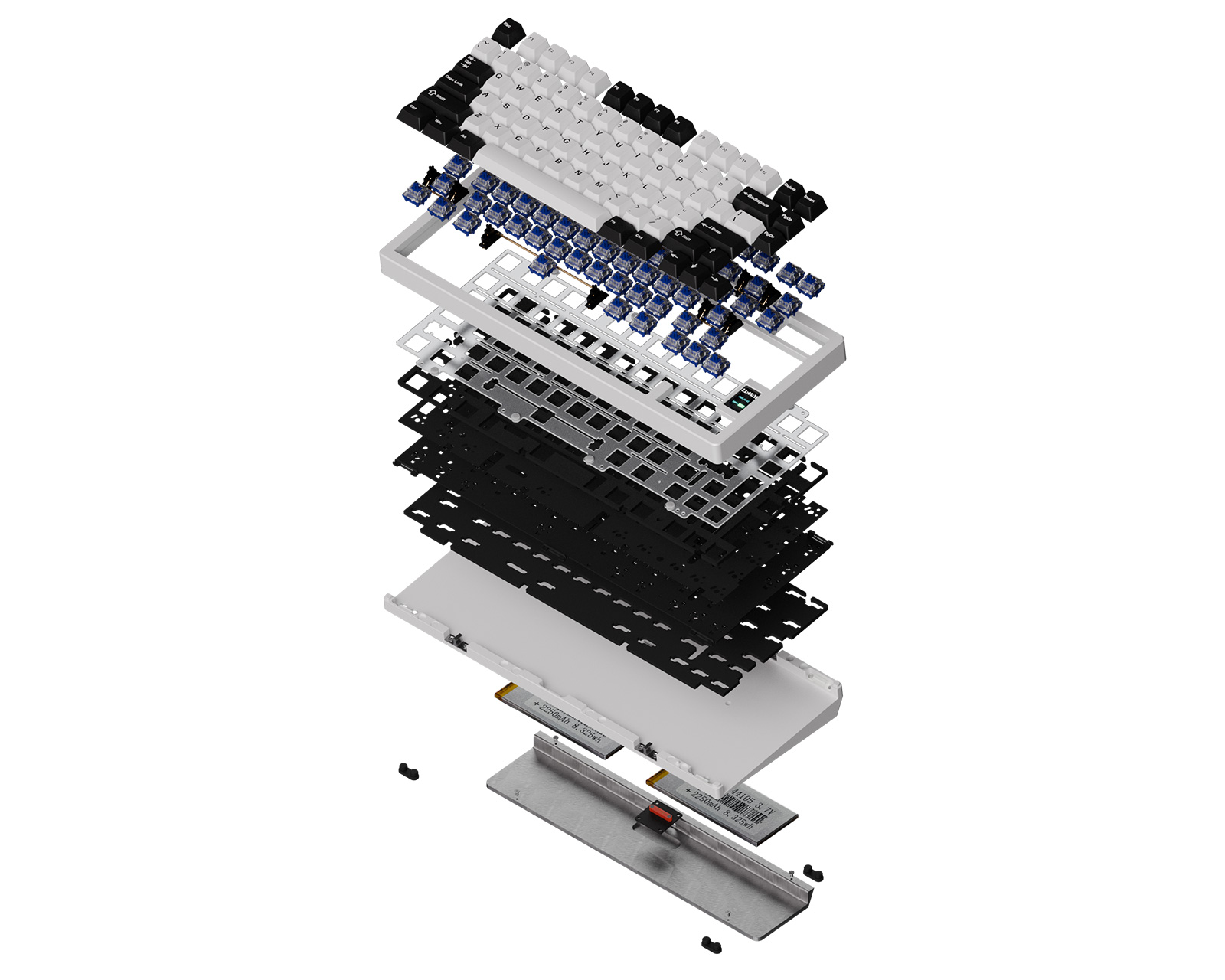 Chilkey ND75 Assembled Edition - Pure White - us.MaxGaming.com