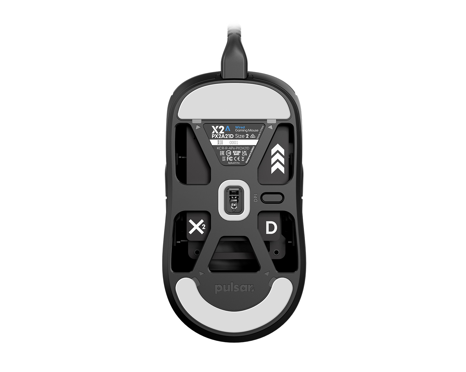 Pulsar X2A Medium Wired Gaming Mouse - Black - us.MaxGaming.com