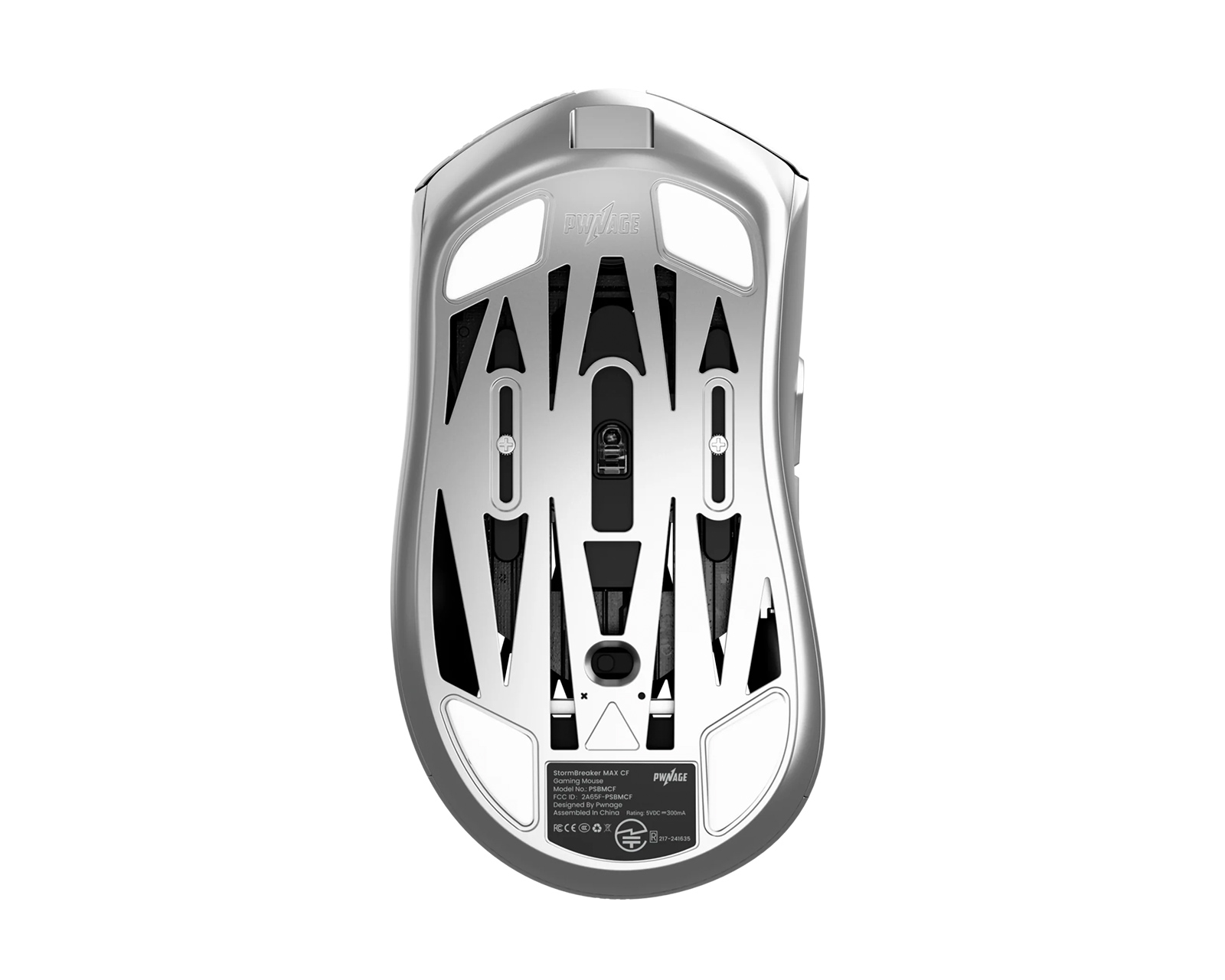 Pwnage StormBreaker Max CF 8K Wireless Gaming Mouse - Platinum