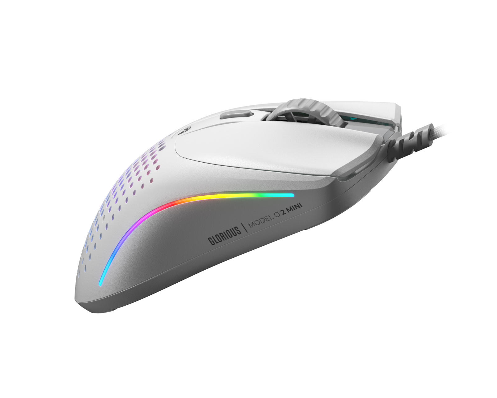 Glorious Model O 2 Mini Wired Gaming Mouse - Matte White - us