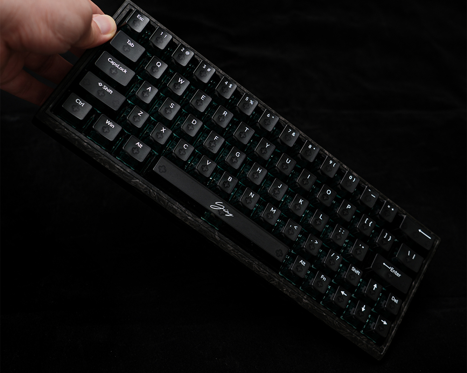 YING63 Forged Carbon Fiber Keyboard – WLmouse