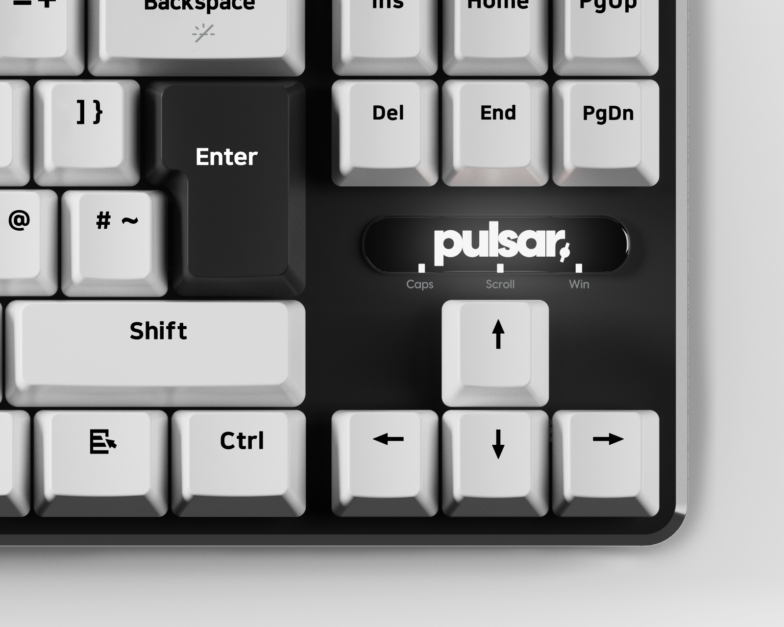 Pulsar PCMK 2 HE TKL Mechanical Keyboard ISO - White - us