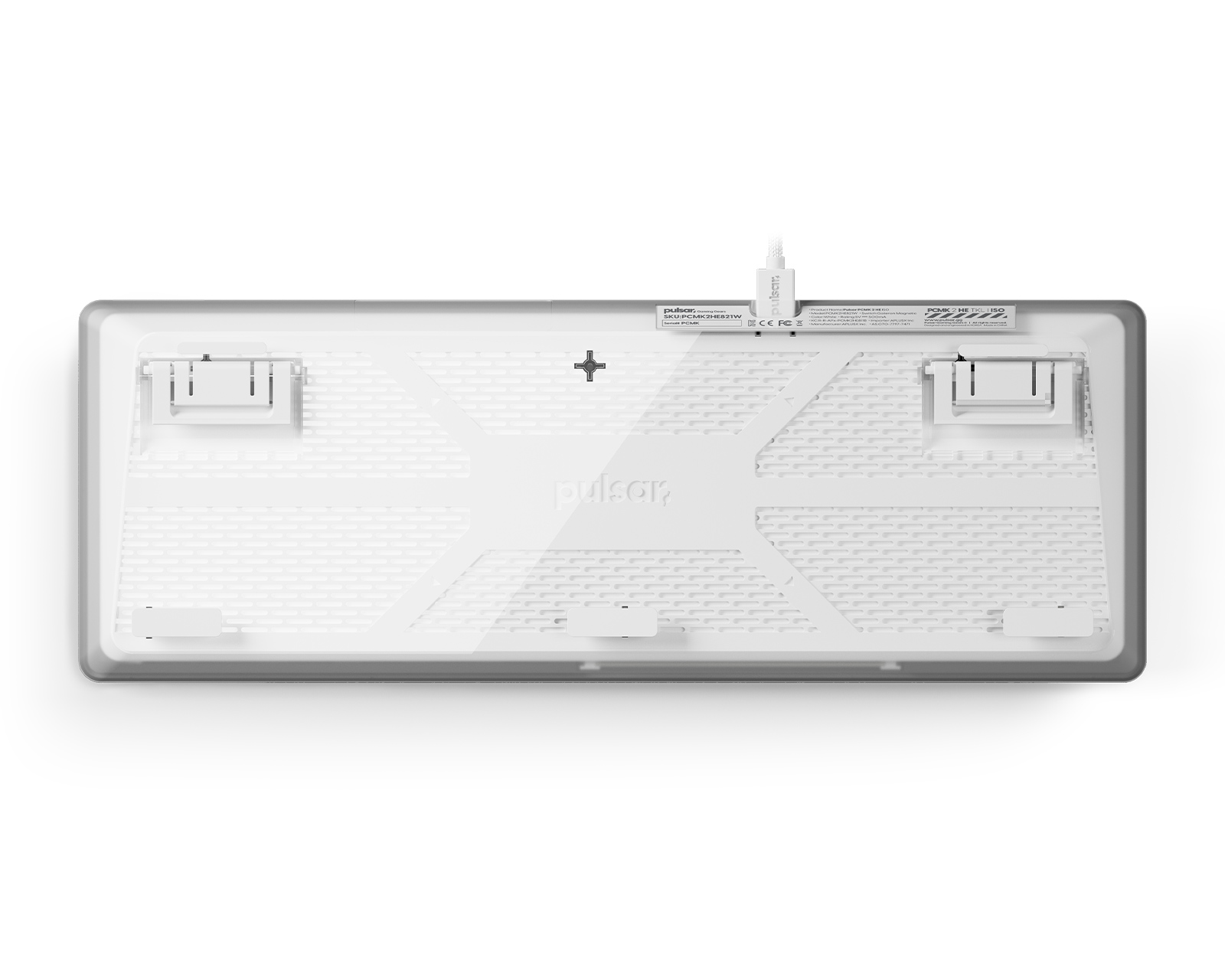 Pulsar PCMK 2 HE TKL Mechanical Keyboard ISO - White - us