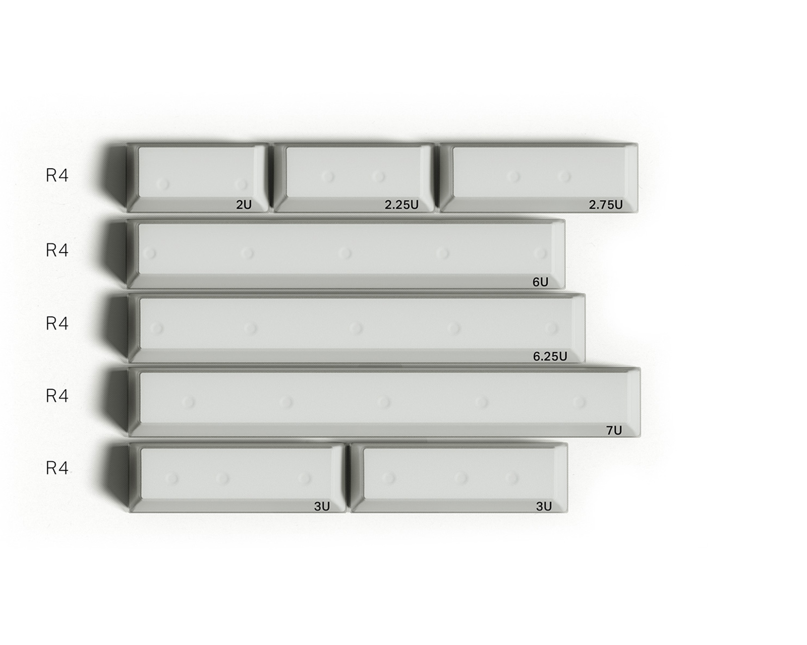 KBDfans PBTfans X-Ray - Spacebar Kit - us.MaxGaming.com