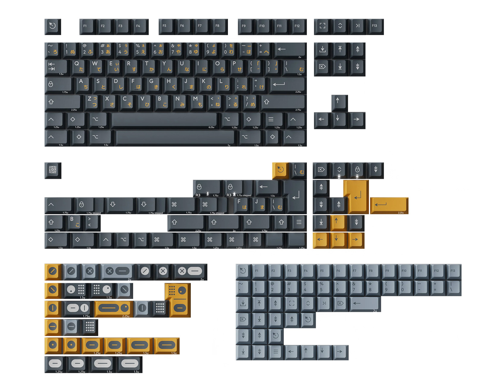PBTFans Twist R2 キーキャップセット(Base) PBTfans Twist R2 – KBDfans® Mechanical Keyboards Store