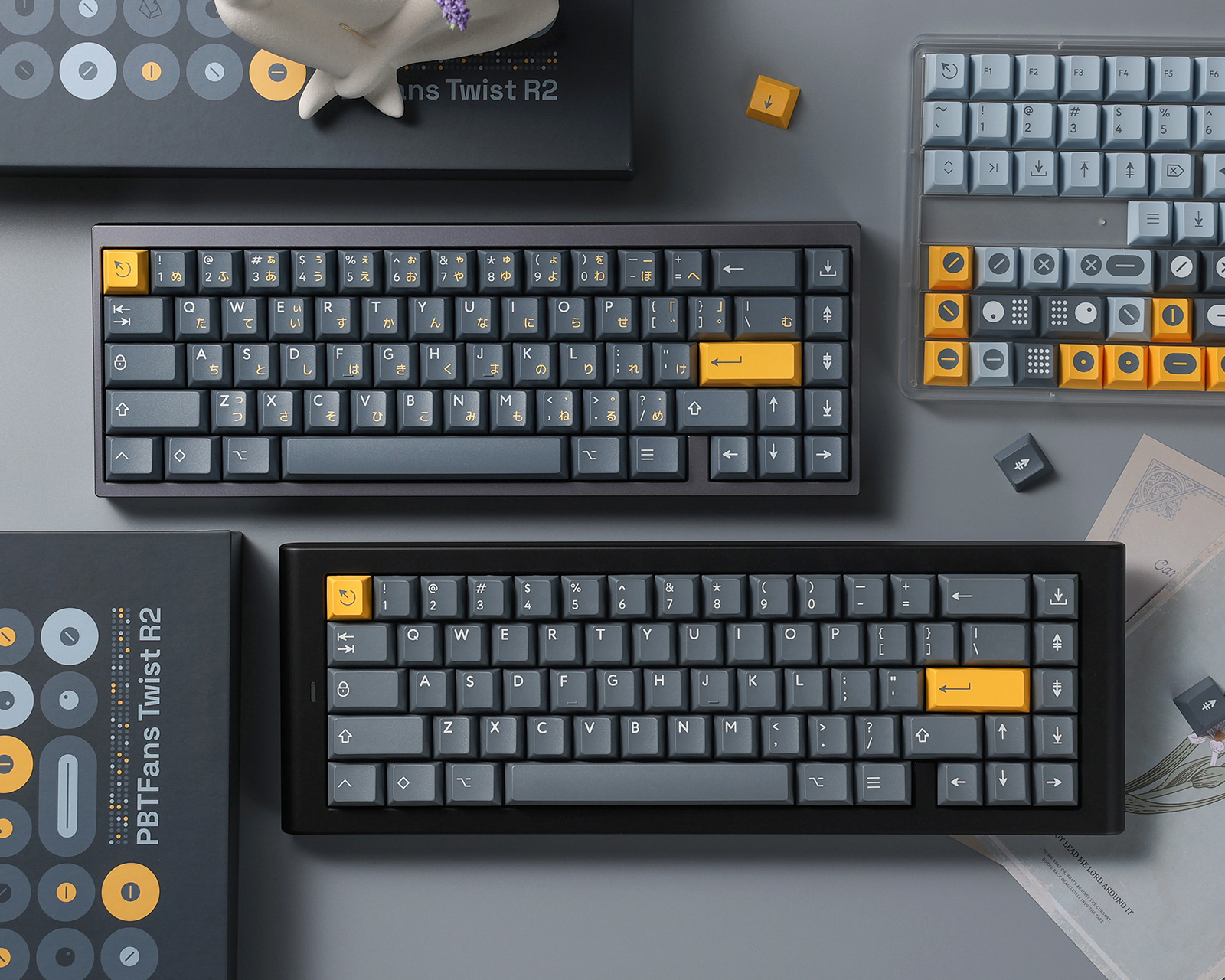 KBDfans PBTfans Twist R2 - Base kit Tripleshot - us