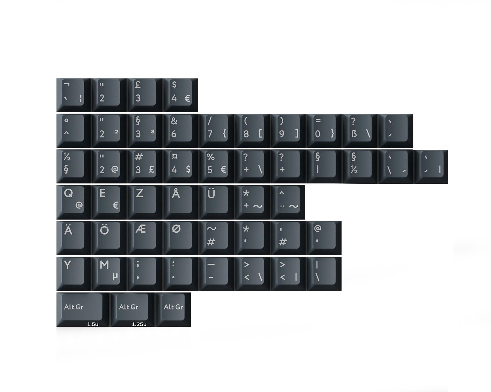 KBDfans PBTfans Twist R2 - International Kit - us.MaxGaming.com
