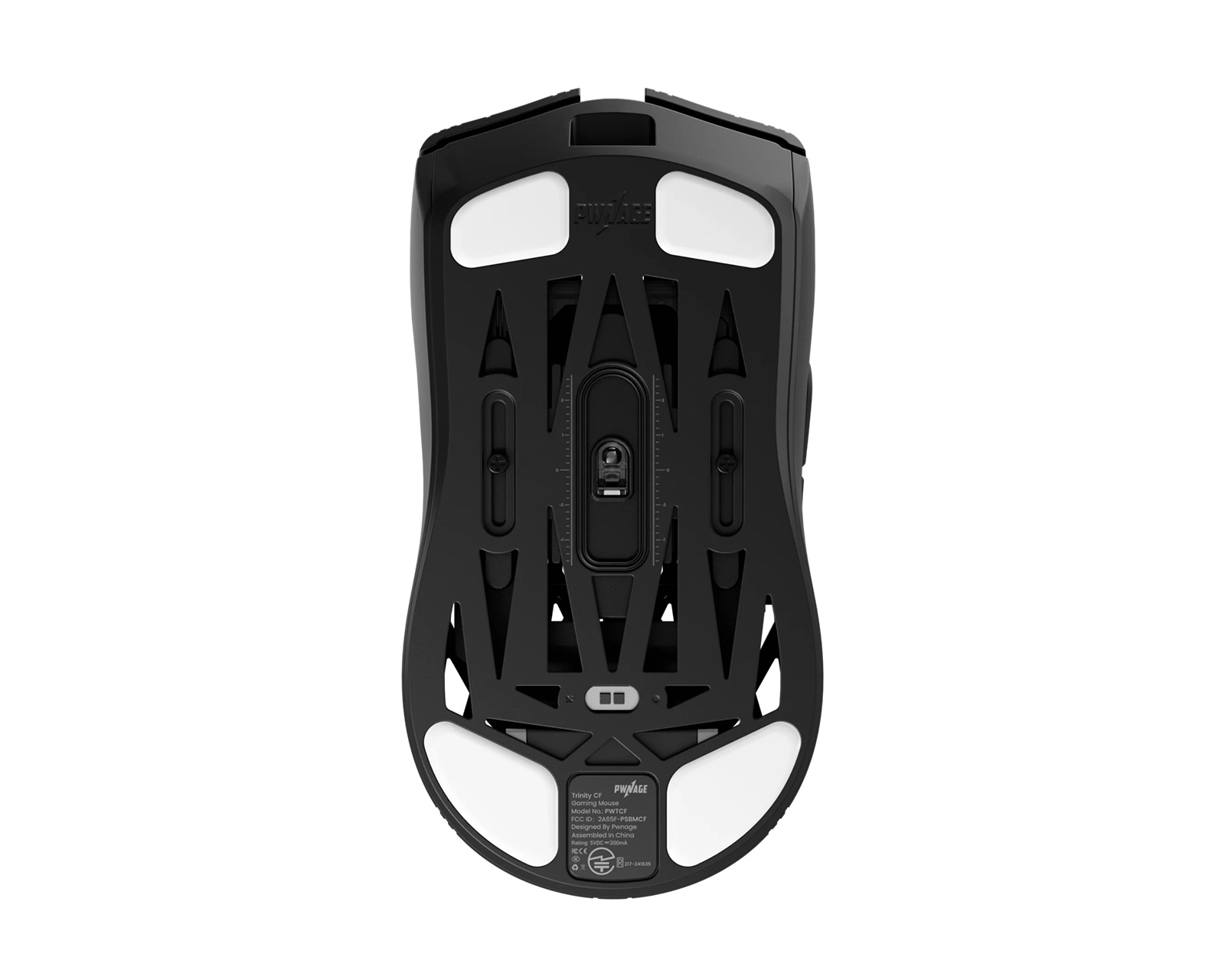 Pwnage Trinity CF 8K Wireless Gaming Mouse - Solid - Black - us