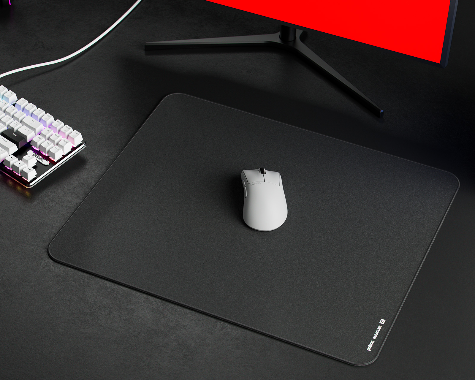 Pulsar ParaGlide Mouse Pad XL (Medium Speed) - Black - us