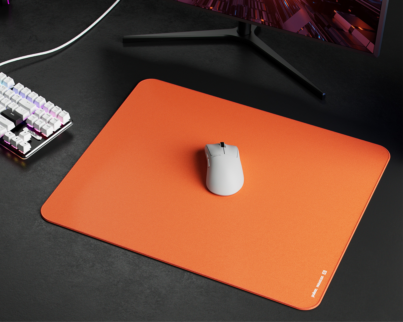 Pulsar ParaGlide Mouse Pad XL (Medium Speed) - Orange - us