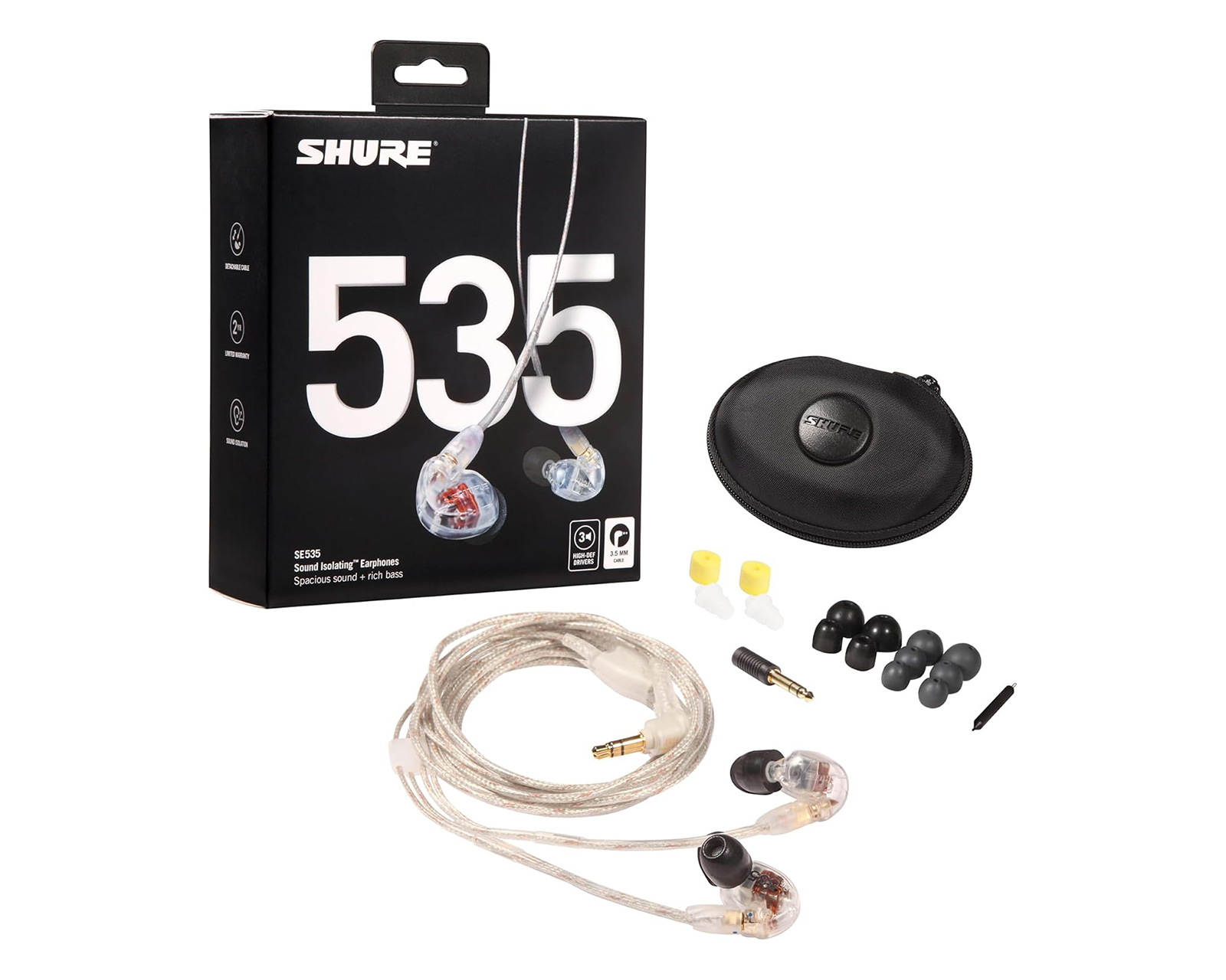 Shure SE535 In-Ear Headphones - us.MaxGaming.com
