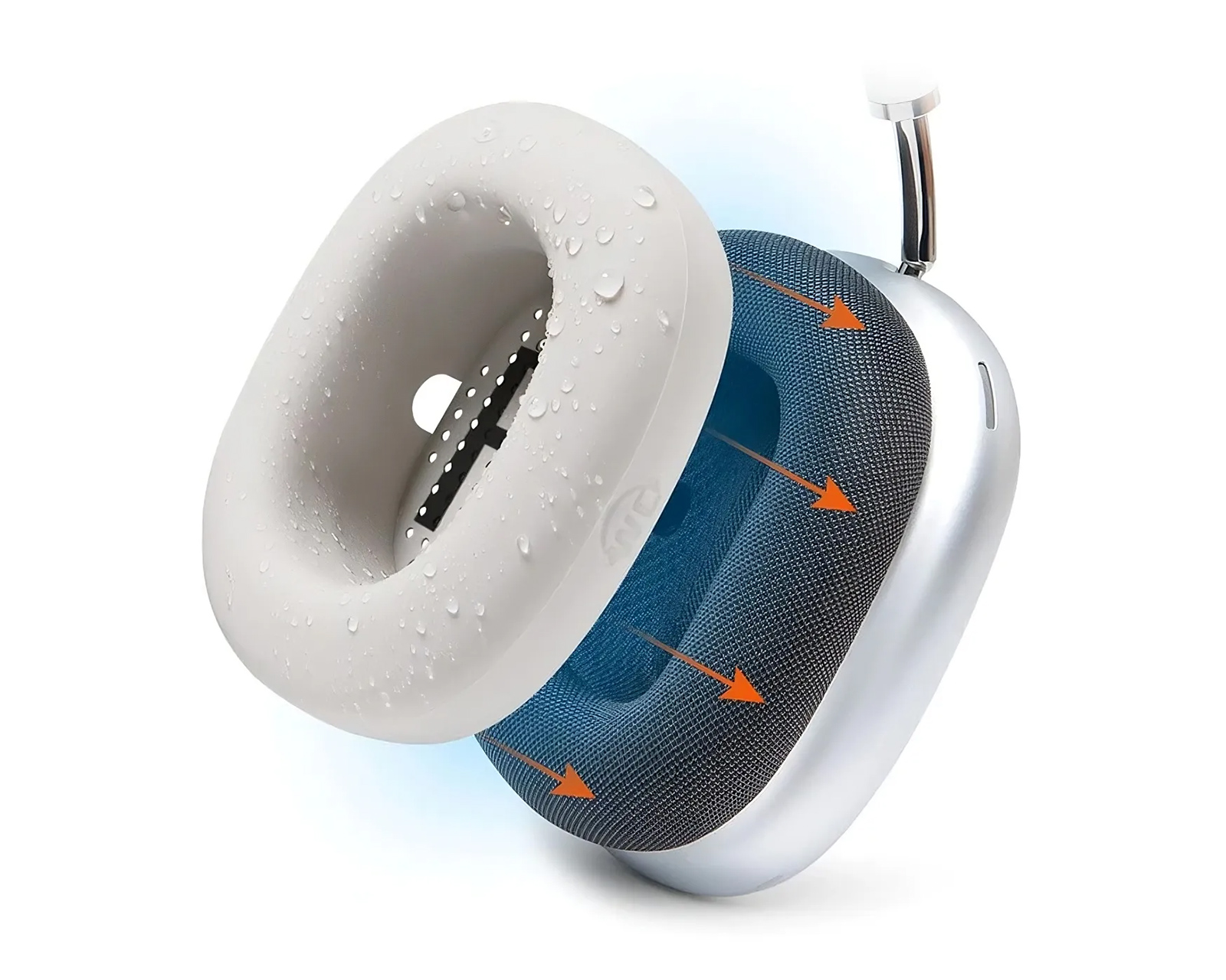 Wicked Cushions WC SweatZ Max Ear Cushion Covers - Beige - us