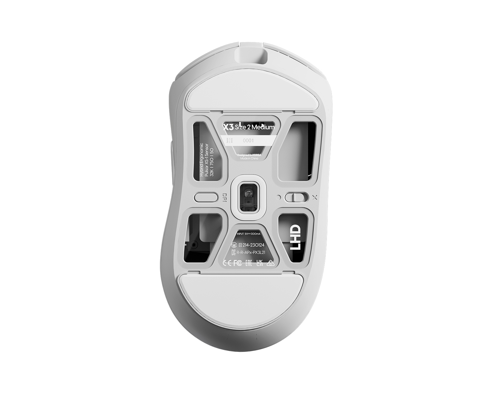 Pulsar X3 LHD Size 2 - White - us.MaxGaming.com