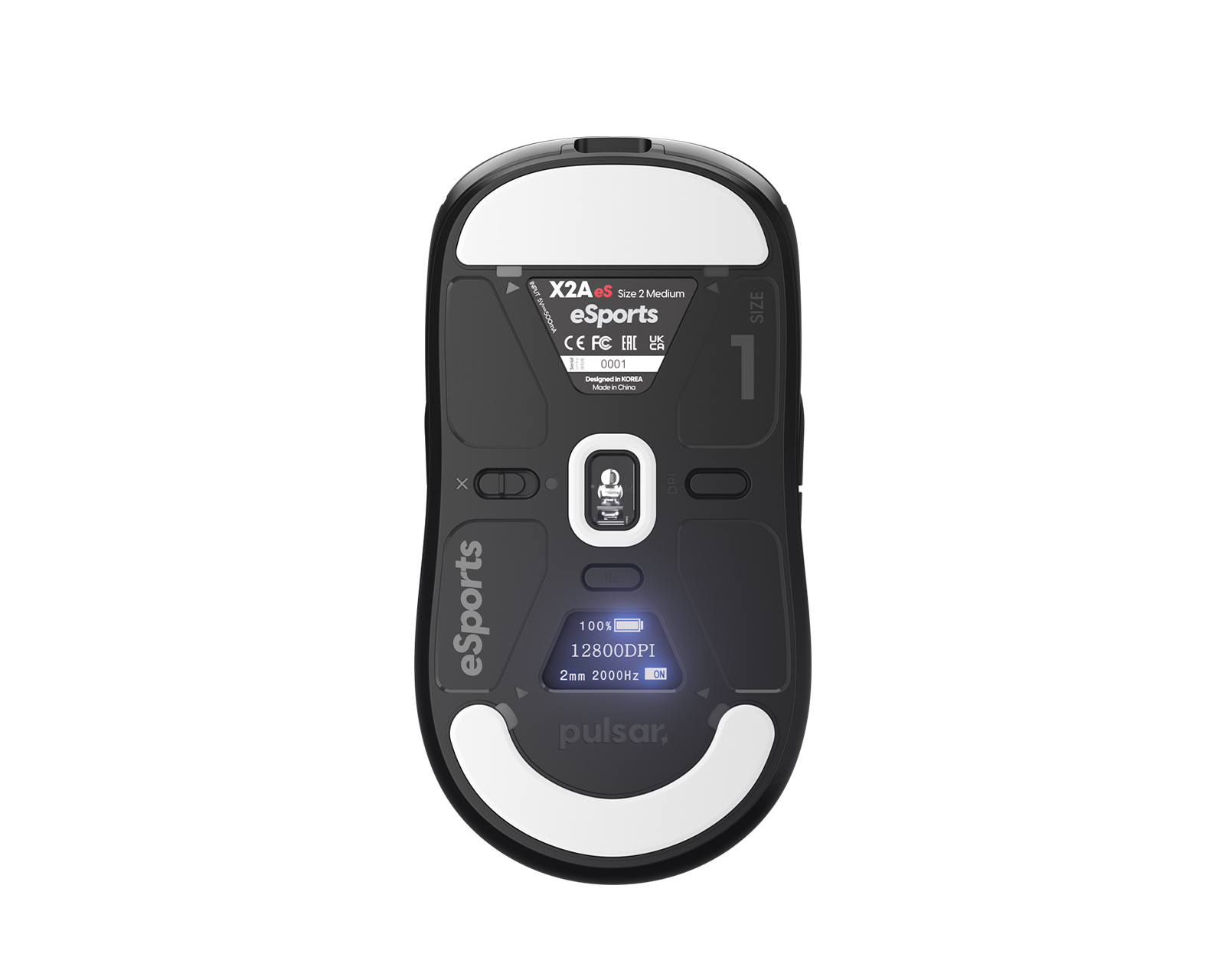 Pulsar X2A v3 eS Mini Wireless Gaming Mouse - Black - us.MaxGaming.com