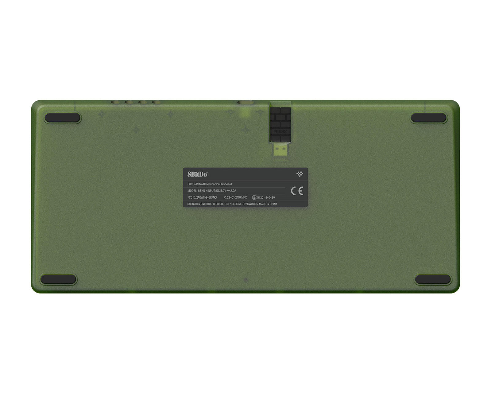 DD143MICROACE【♯013】 8Bitdo Retro 87 Mechanical Keyboard - ANSI - Xbox Edition
