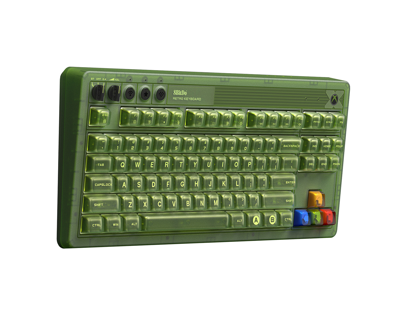 8Bitdo Retro 87 Mechanical Keyboard - ANSI - Xbox Edition 8Bitdo Retro 87 Mechanical Keyboard - ANSI - Xbox Edition