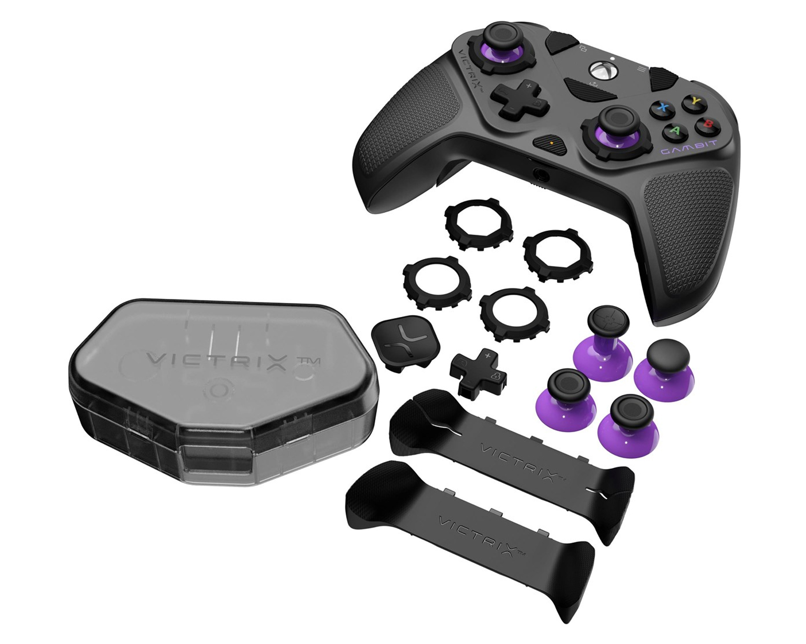 PDP Victrix Gambit Prime Wired Controller - Grey (PC/Xbox