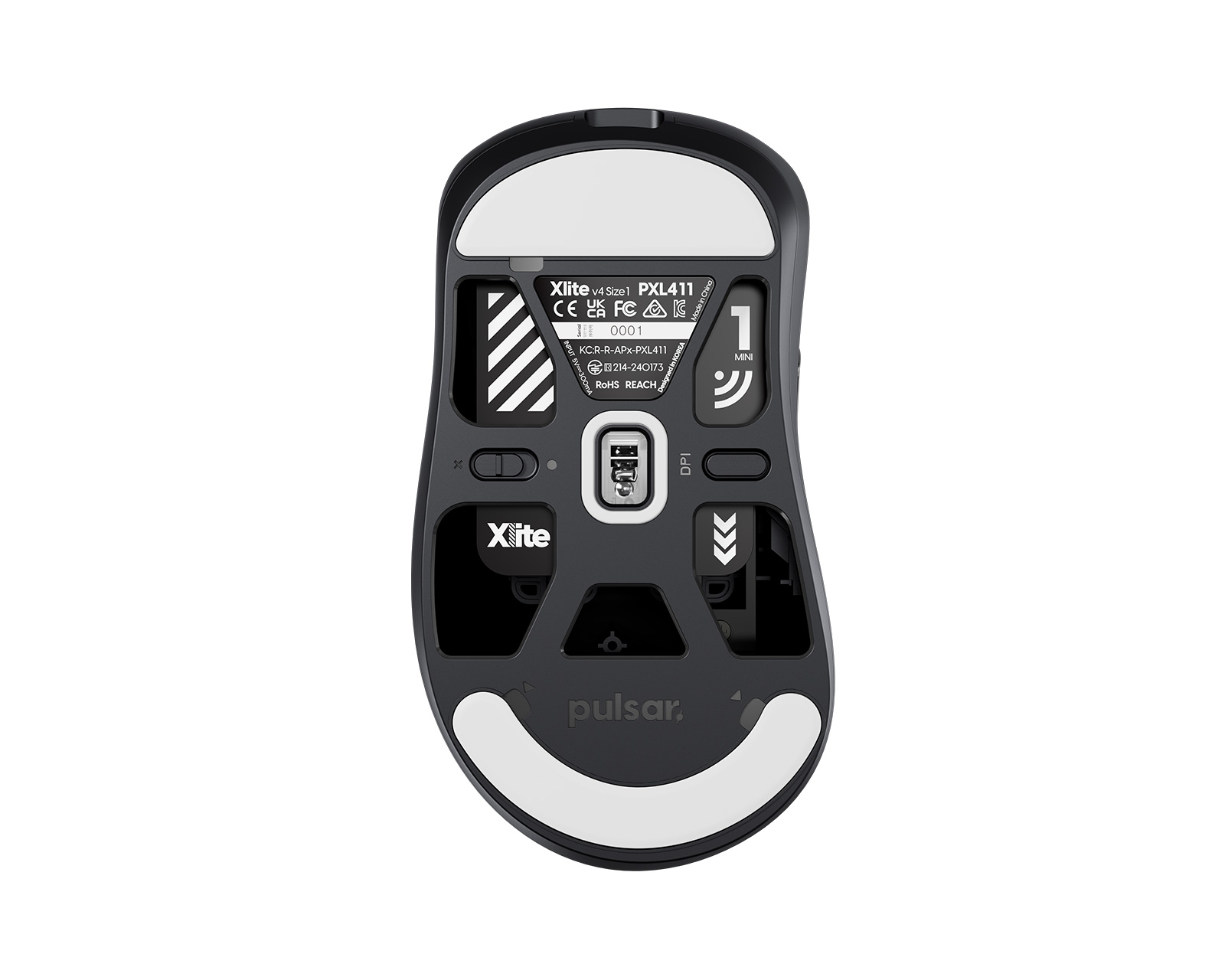 Pulsar Xlite v4 Mini Wireless Gaming Mouse - Black - us