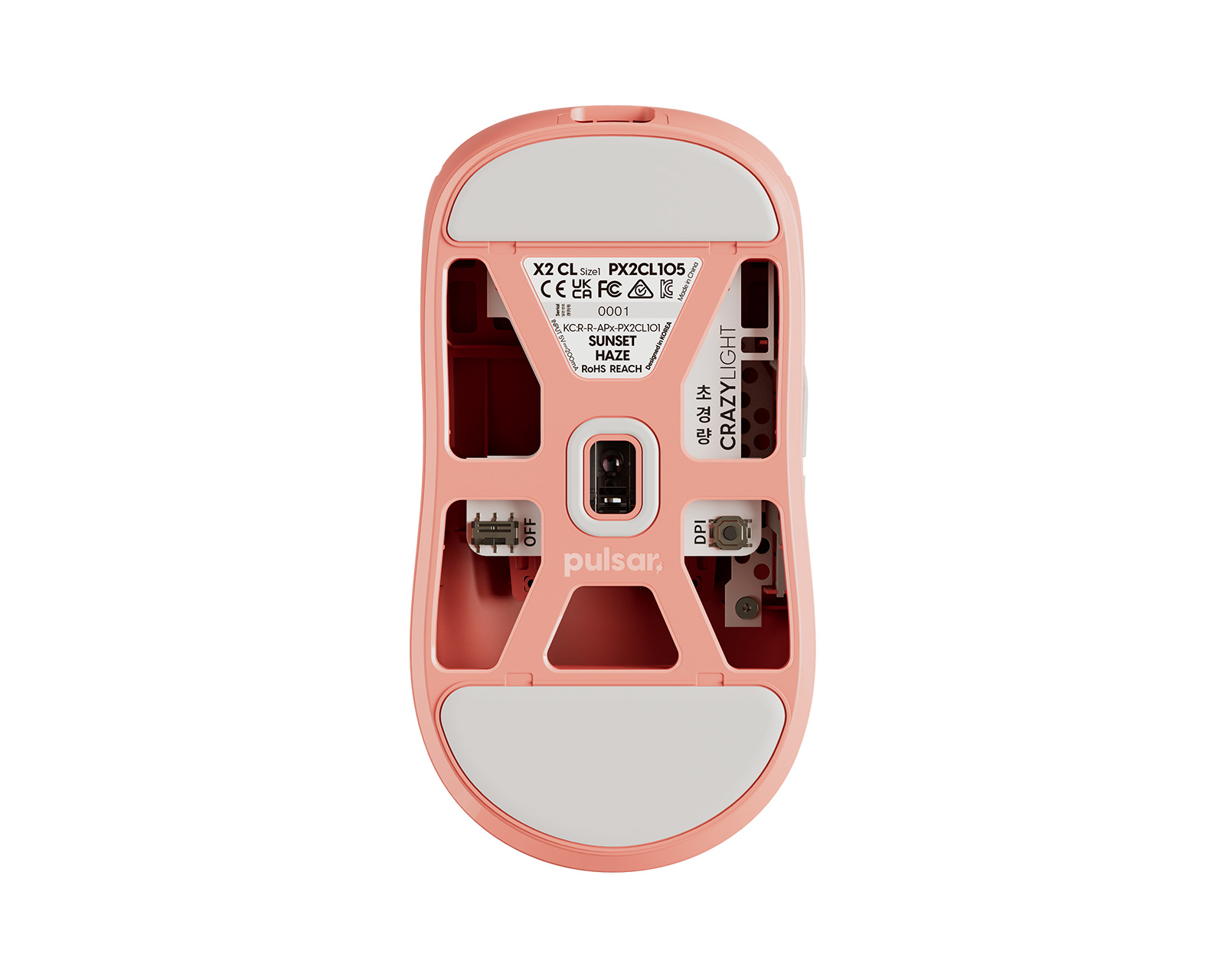Pulsar X2 CRAZYLIGHT Mini Wireless Gaming Mouse - Sunset Haze - us
