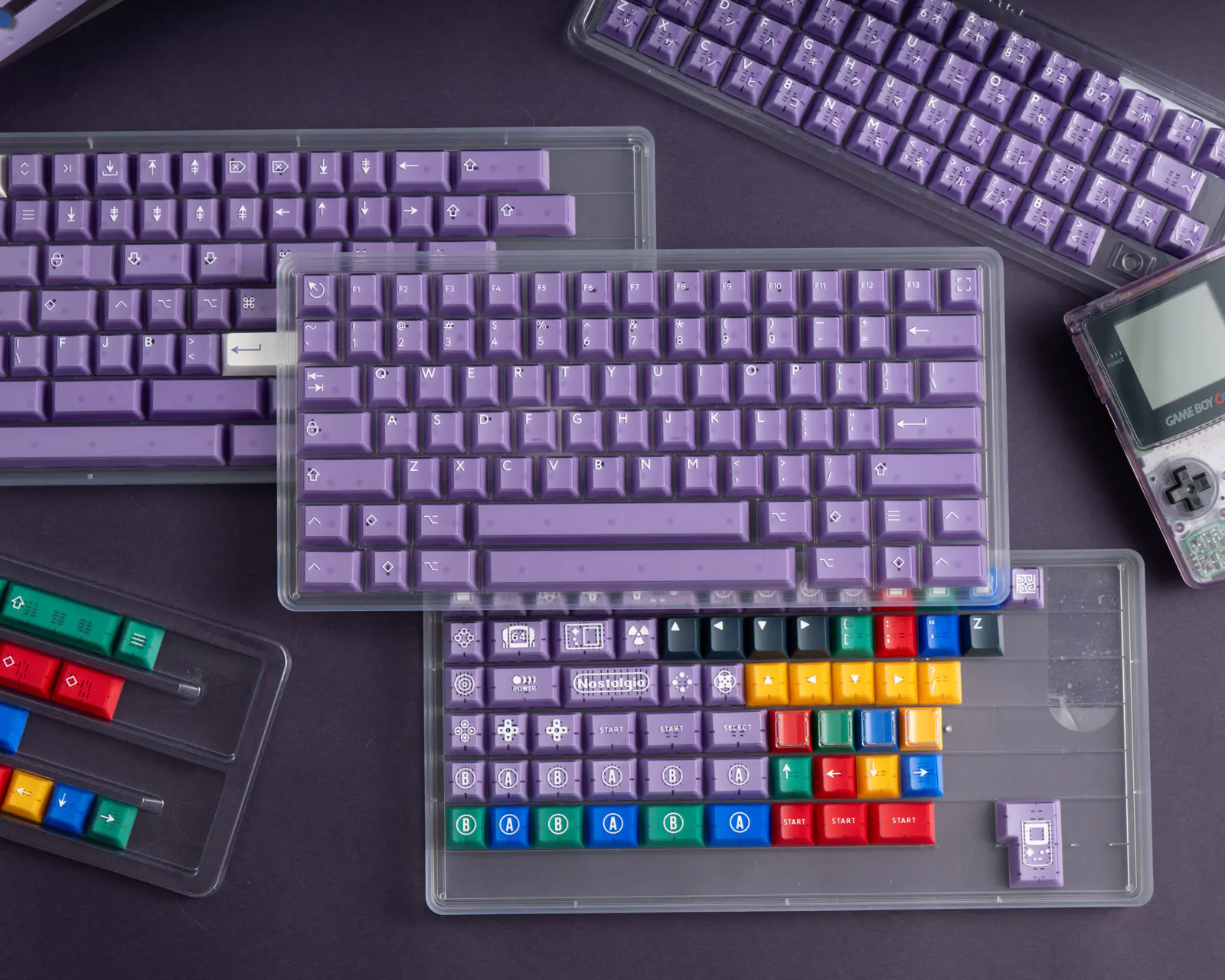 KBDfans PBTfans Atomic Purple - Base kit - us.MaxGaming.com