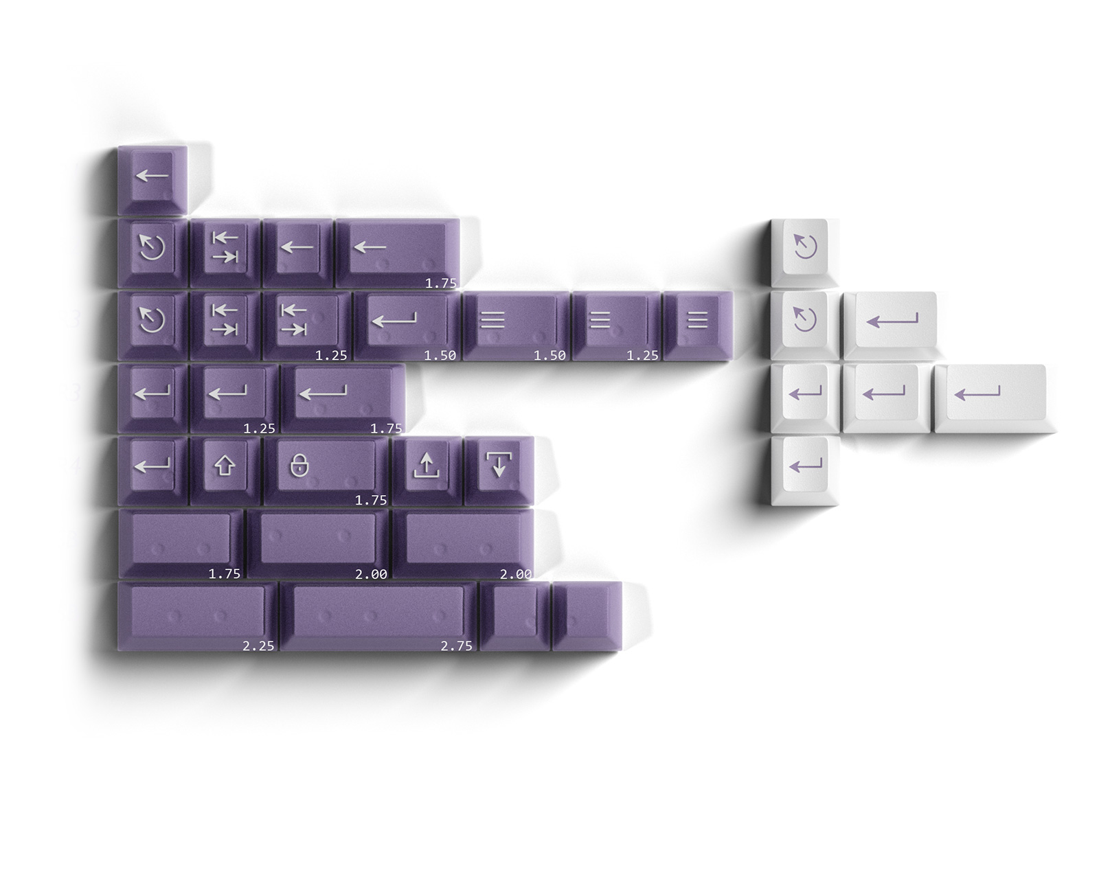 KBDfans PBTfans Atomic Purple - 40s Kit - us.MaxGaming.com