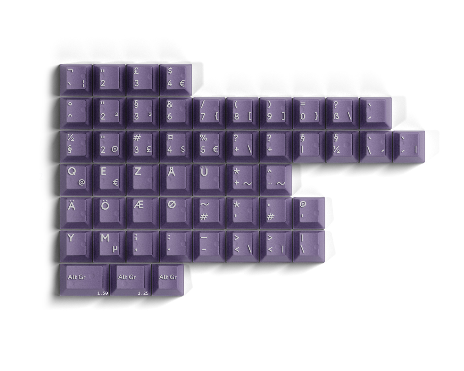 KBDfans PBTfans Atomic Purple - International Kit - us