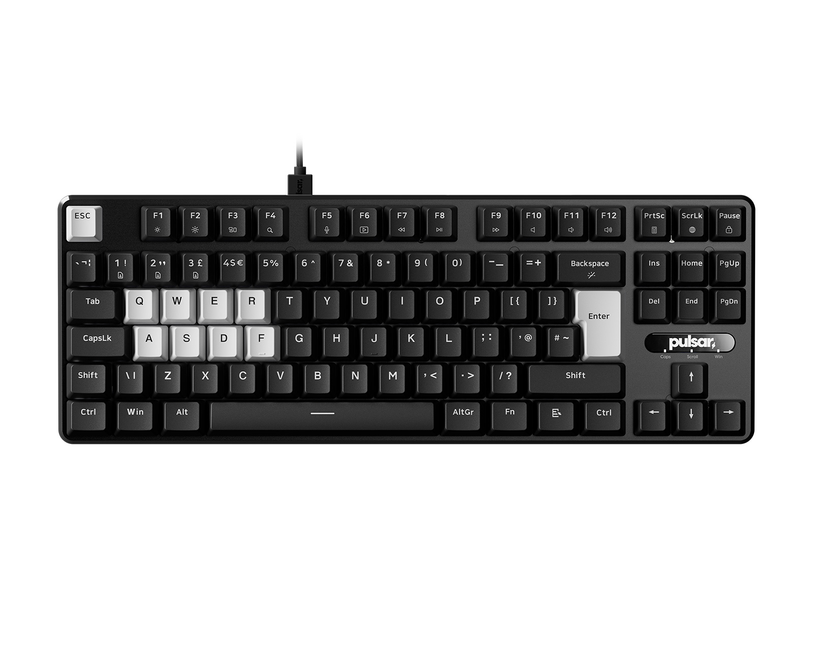 送料無料 いくらから - ISO - TKL HE 2 PCMK Pulsar Black us.MaxGaming.com - キーボード