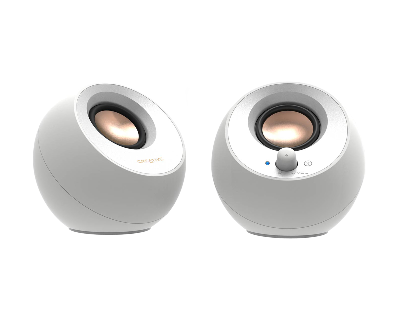 Creative Pebble Pro ホワイト Creative Pebble Pro Minimalist 2.0 USB-C Computer Speakers