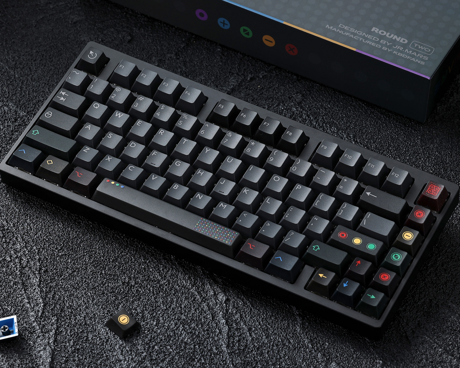 キーボード PBTfans Retro Dark Lights R2 PBTfans Retro Dark Lights R2 ABS Keycaps – Divinikey