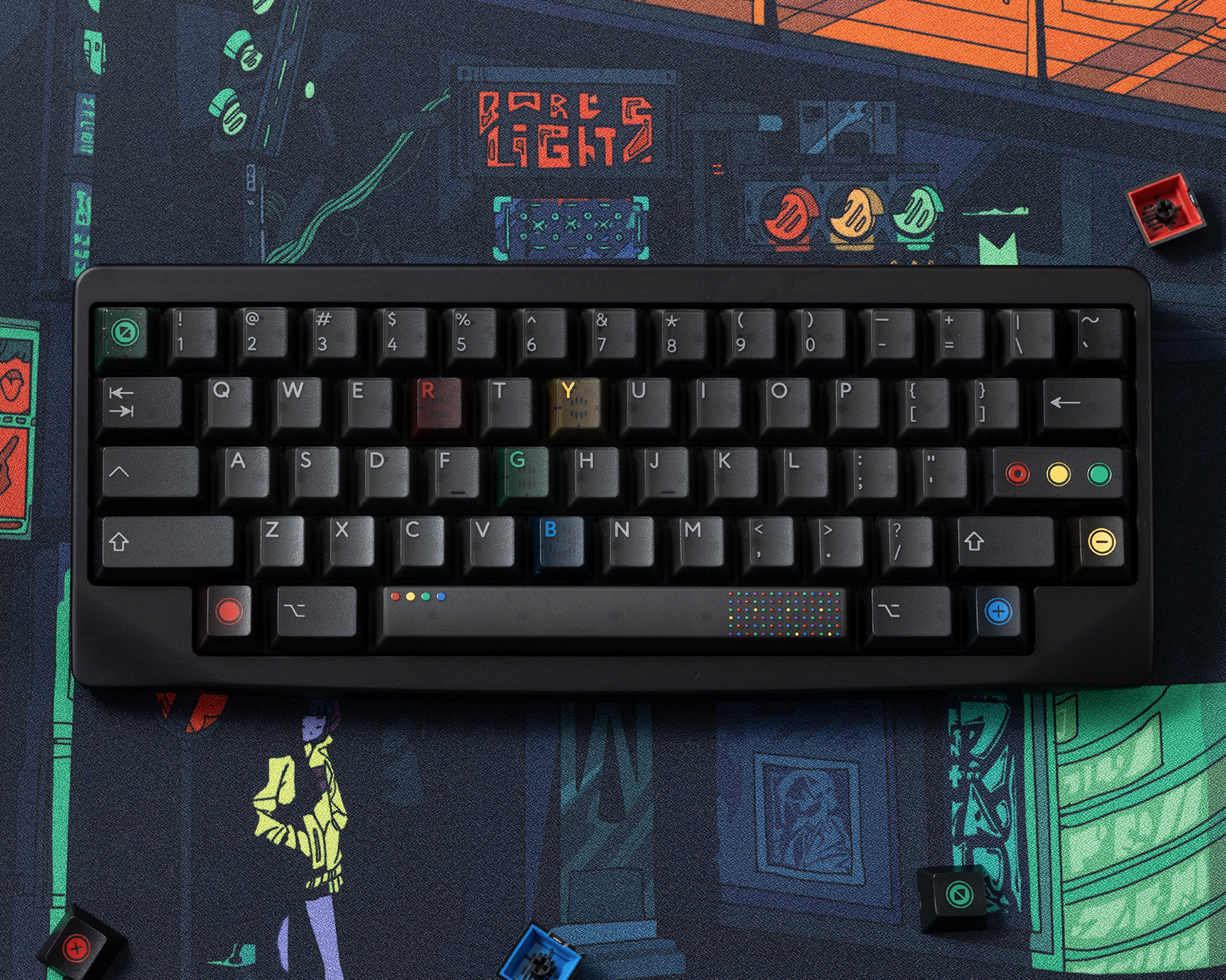 KBDfans PBTfans Retro Dark Lights R2 - Base kit - us