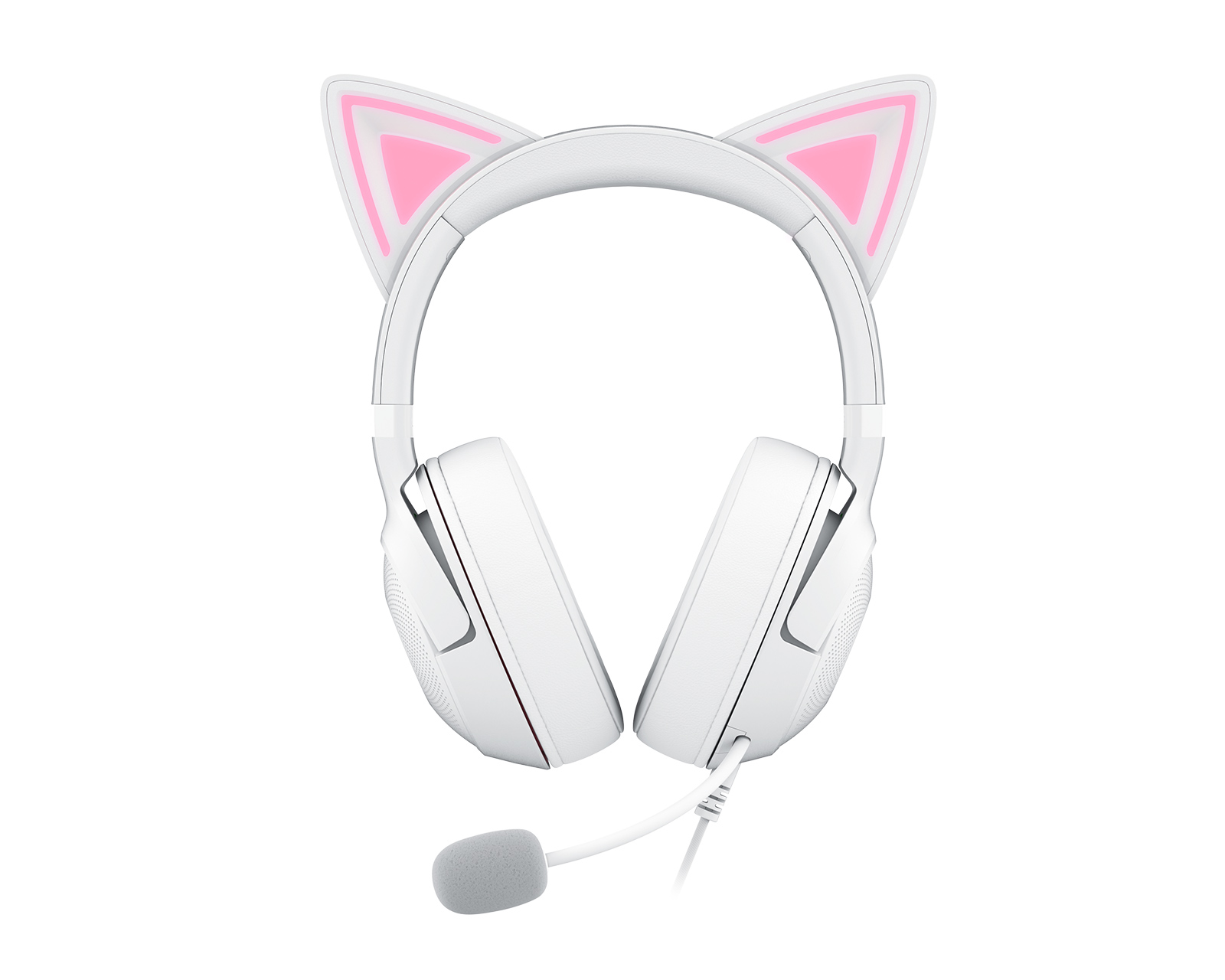 ヘッドホン Razer Kraken Kitty V3 X White Edition Razer Kraken Kitty V3 X Wired Headset for Gaming - White : Target