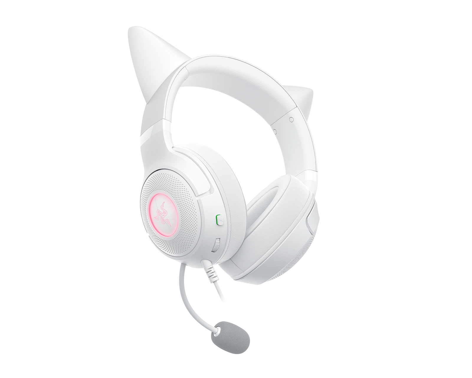 Razer Kraken Kitty V2 USB Headset Chroma RGB - White - us