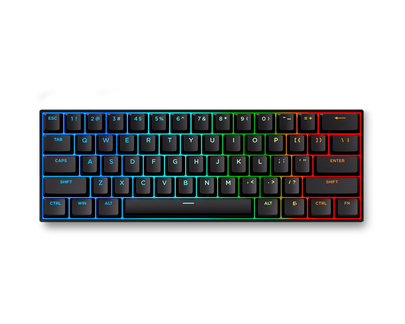 MCHOSE Ace 60 Pro ANSI Magnetic Switch Keyboard - Black - us